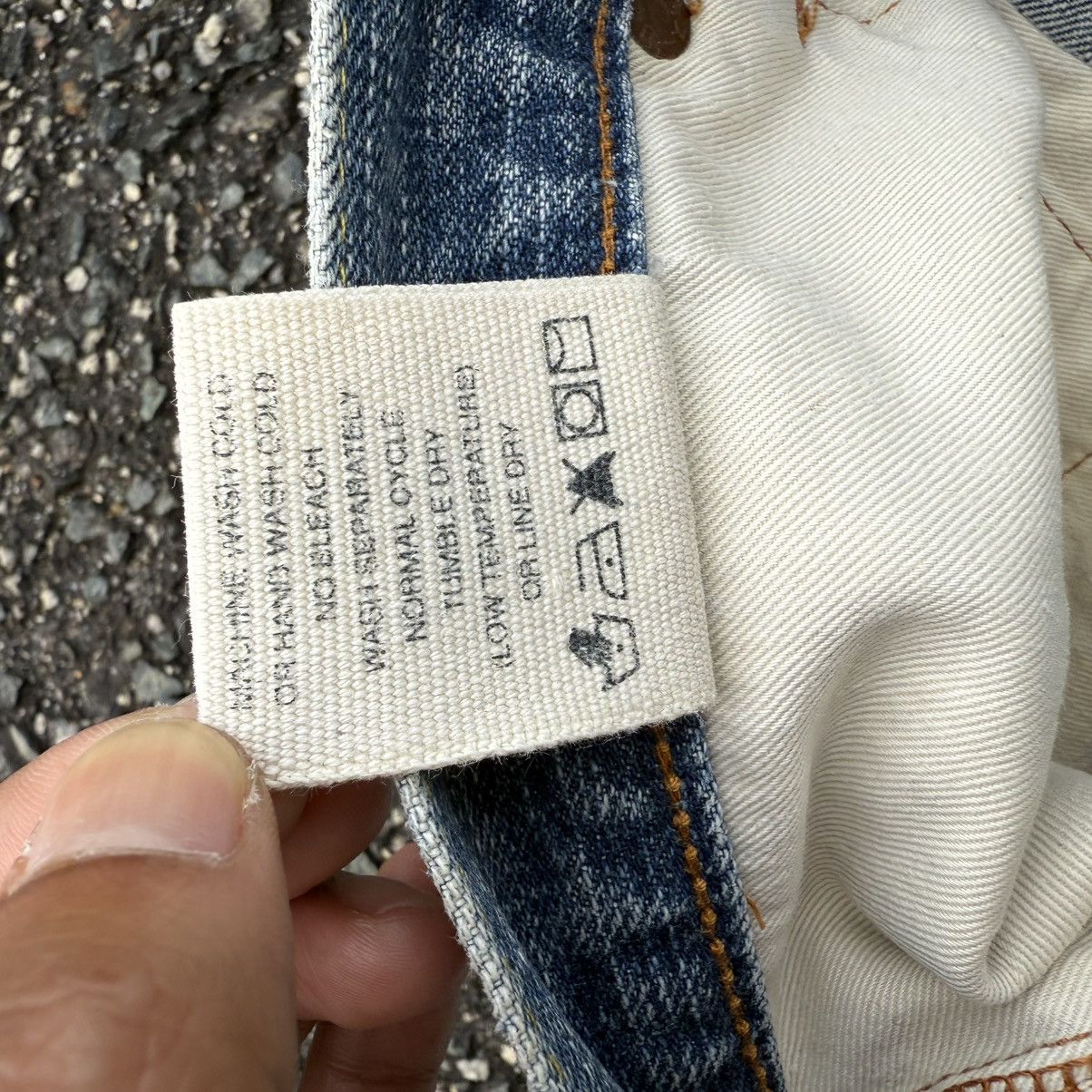 Japanese Brand Vintage EVISU button fly rippep rusty denim Size US 36 / EU 52 - 19 Thumbnail