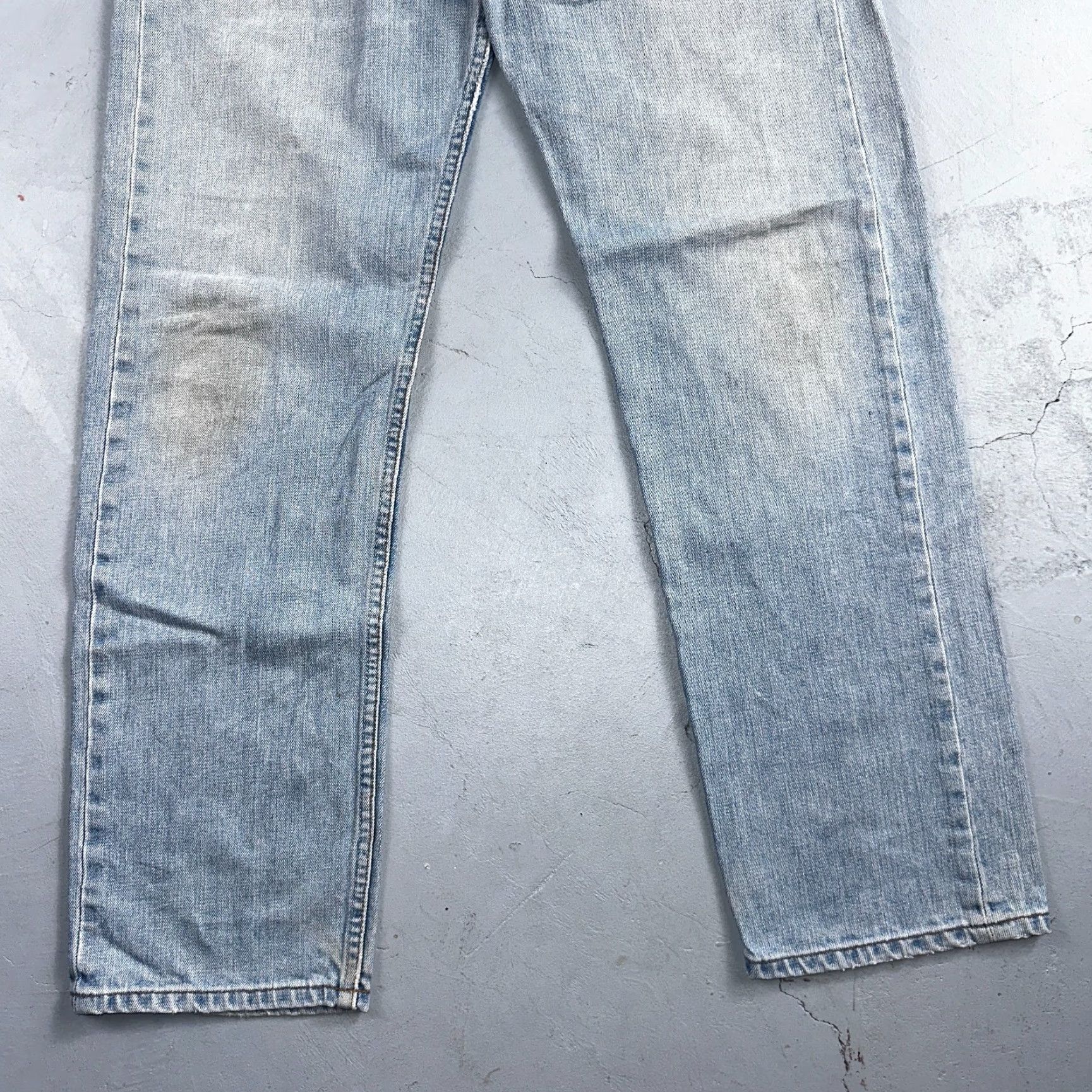 Levi's Levis 501 Vintage Y2K XX Straight Leg Jeans Blue Light Wash 34x34 Act 32x31 Jeans Men Levi's 501 Series 90s Vintage Straight Size US 34 / EU 50 - 3 Thumbnail