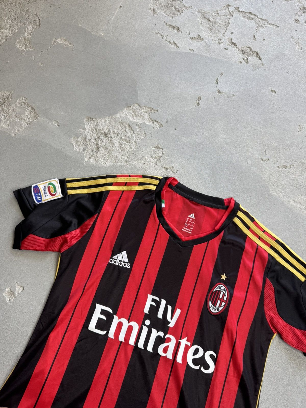 Vintage Vintage Ac Milan Jersey Size US L / EU 52-54 / 3 - 3 Thumbnail