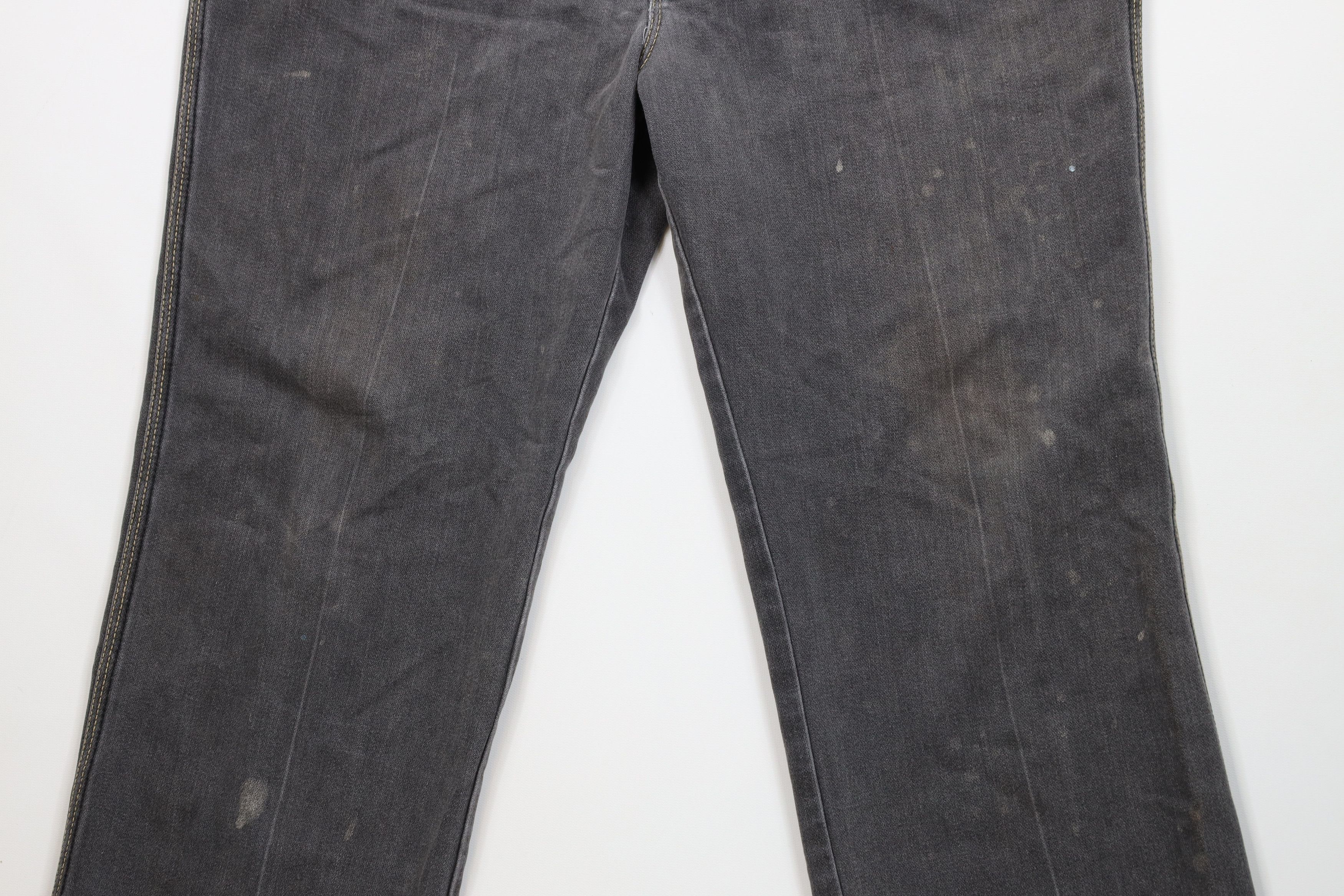 Vintage Vintage 80s 90s Streetwear Stretch Flared Wide Leg Jeans Size US 38 / EU 54 - 3 Thumbnail