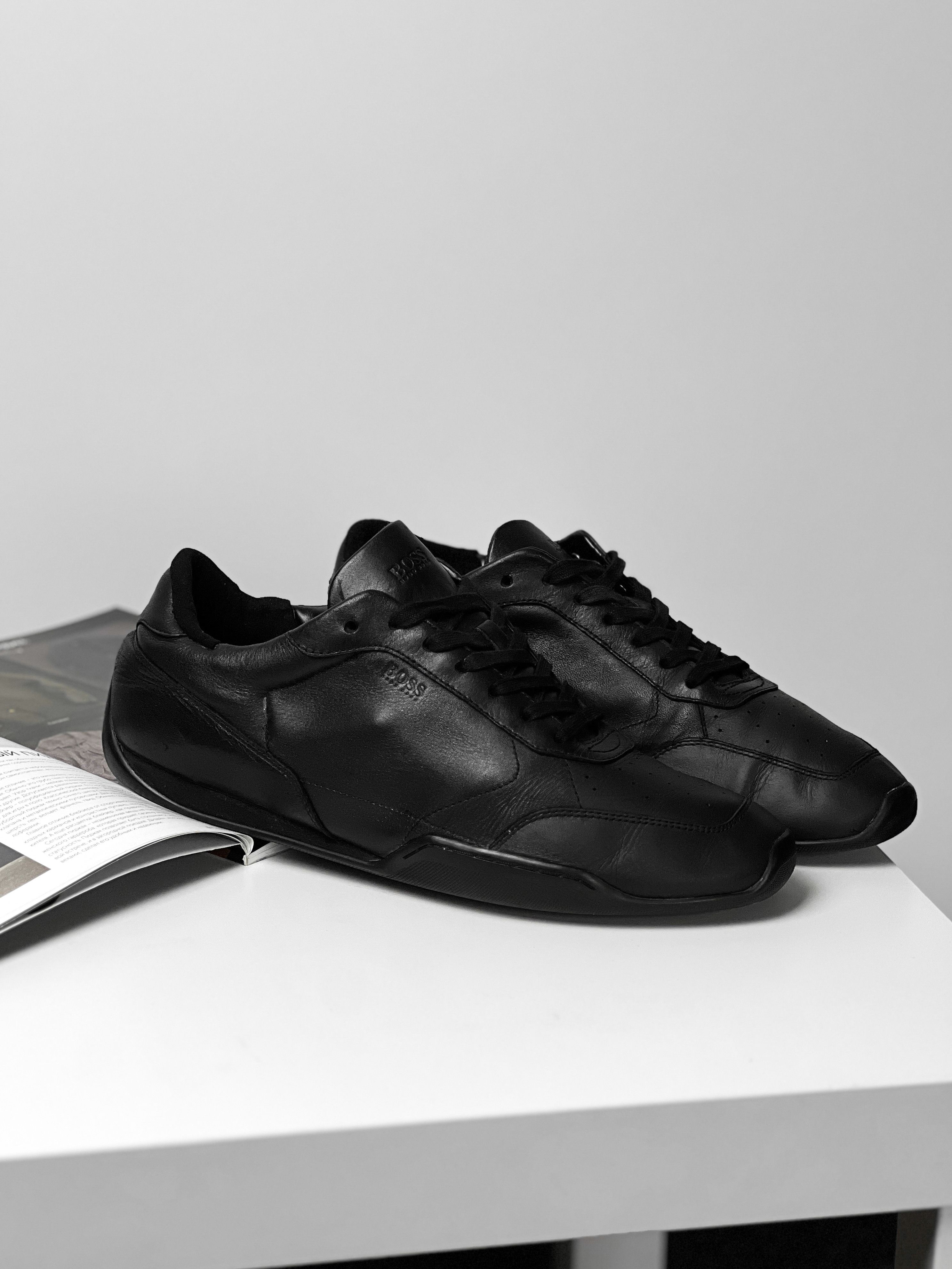 Hugo Boss HUGO BOSS Leather Men`s Shoes Size US 10.5 / EU 43-44 - 2 Thumbnail