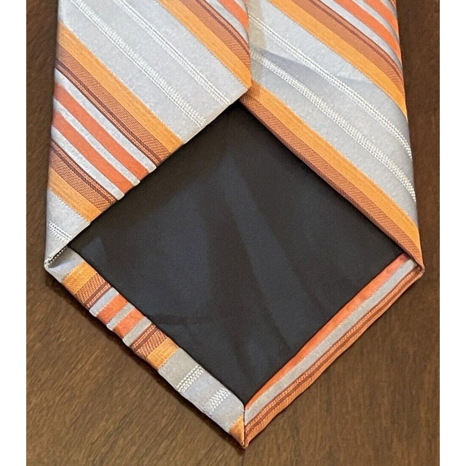 Apt. 9 Apt. 9 Orange Gray Hand Made 100% Polyester Made In China Size ONE SIZE - 2 Thumbnail
