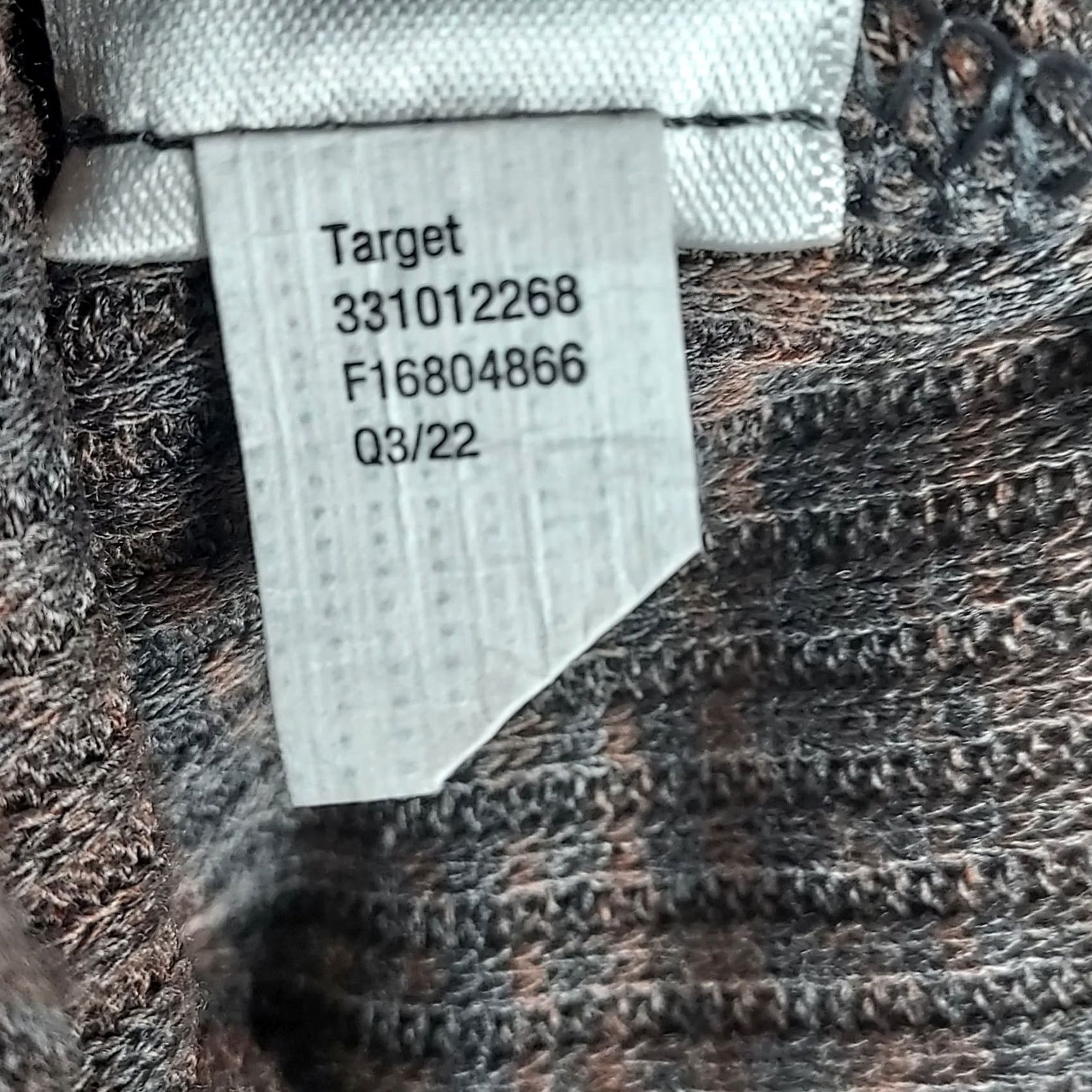 Vintage Wild Fable Ruched Ribbed Long Sleeve Top Brown M Womens Cropped Knit Stretch Pullover Casual/NWOT Size M / US 6-8 / IT 42-44 - 7 Thumbnail