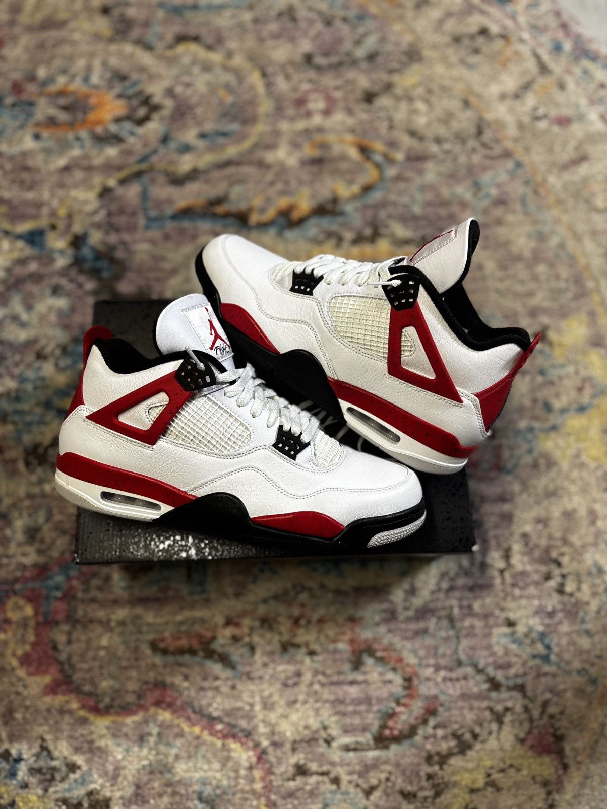 Jordan Brand Jordan 4 Red Cement Size US 12.5 / EU 45-46 - 1 Thumbnail