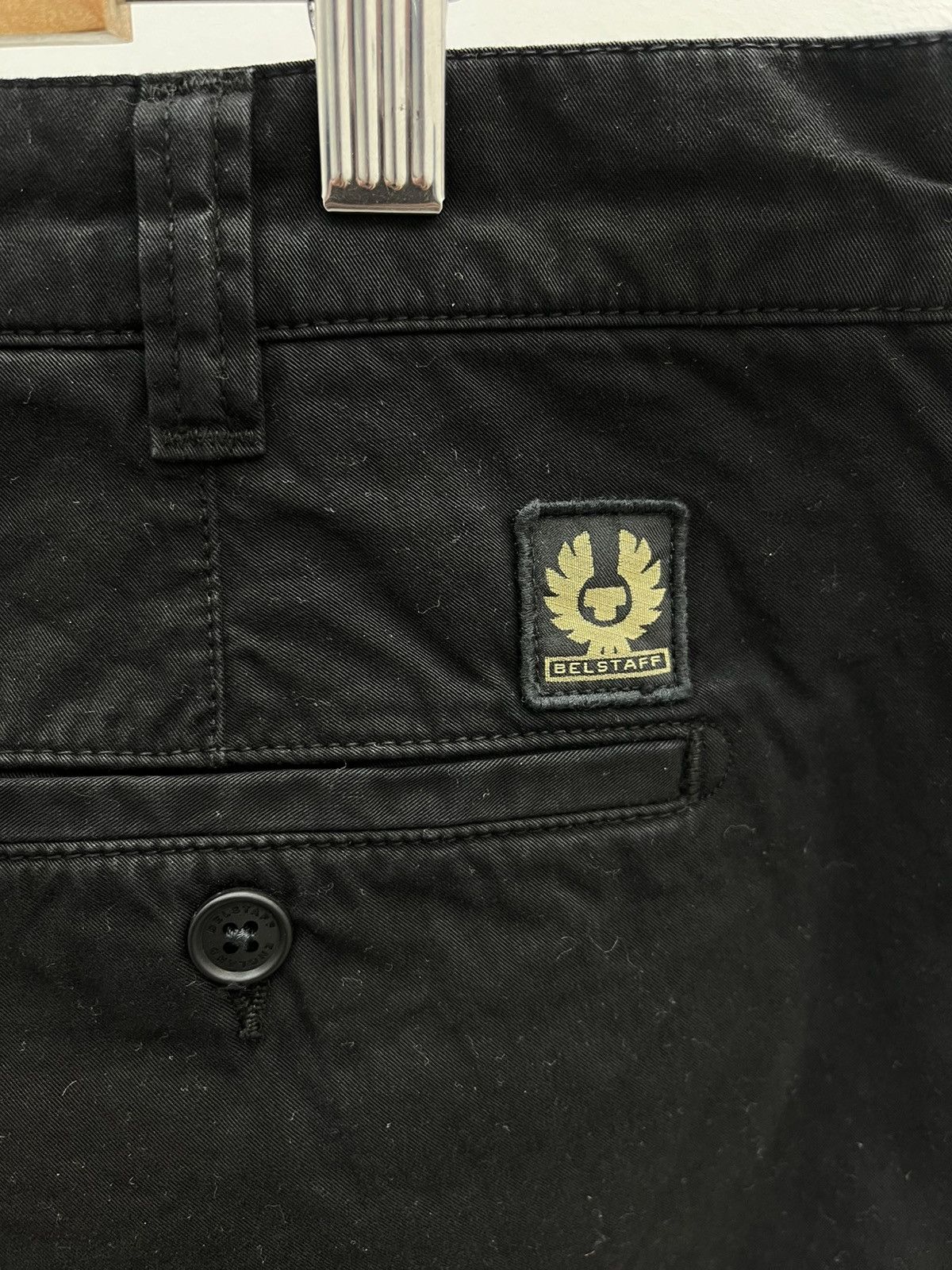 Belstaff Belstaff Gold Black Chino Cotton Pants Size US 36 / EU 52 - 3 Thumbnail
