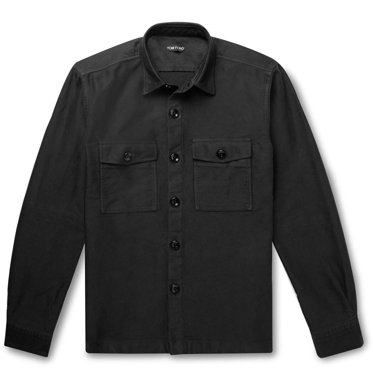 Tom Ford o1loc1c0724 94UDAN Overshirt in Black Size US S / EU 44-46 / 1 - 1 Thumbnail