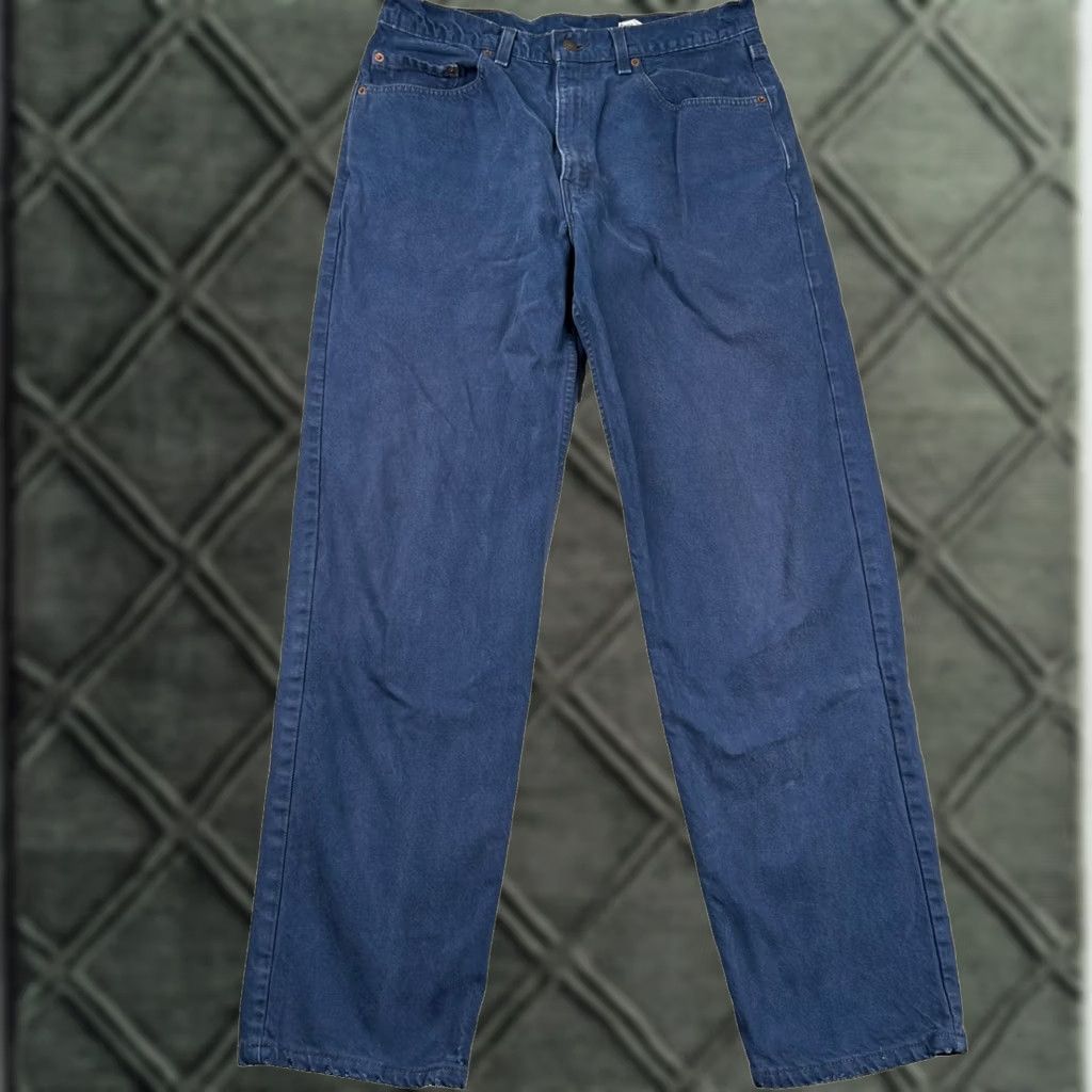 Levi's VINTAGE Levi's 550 Jeans Mens 34x32 Relaxed Fit USA Made Denim Blue 5-Pocket 31 Inseam 90s Style Mens Jeans Size US 34 / EU 50 - 1 Thumbnail
