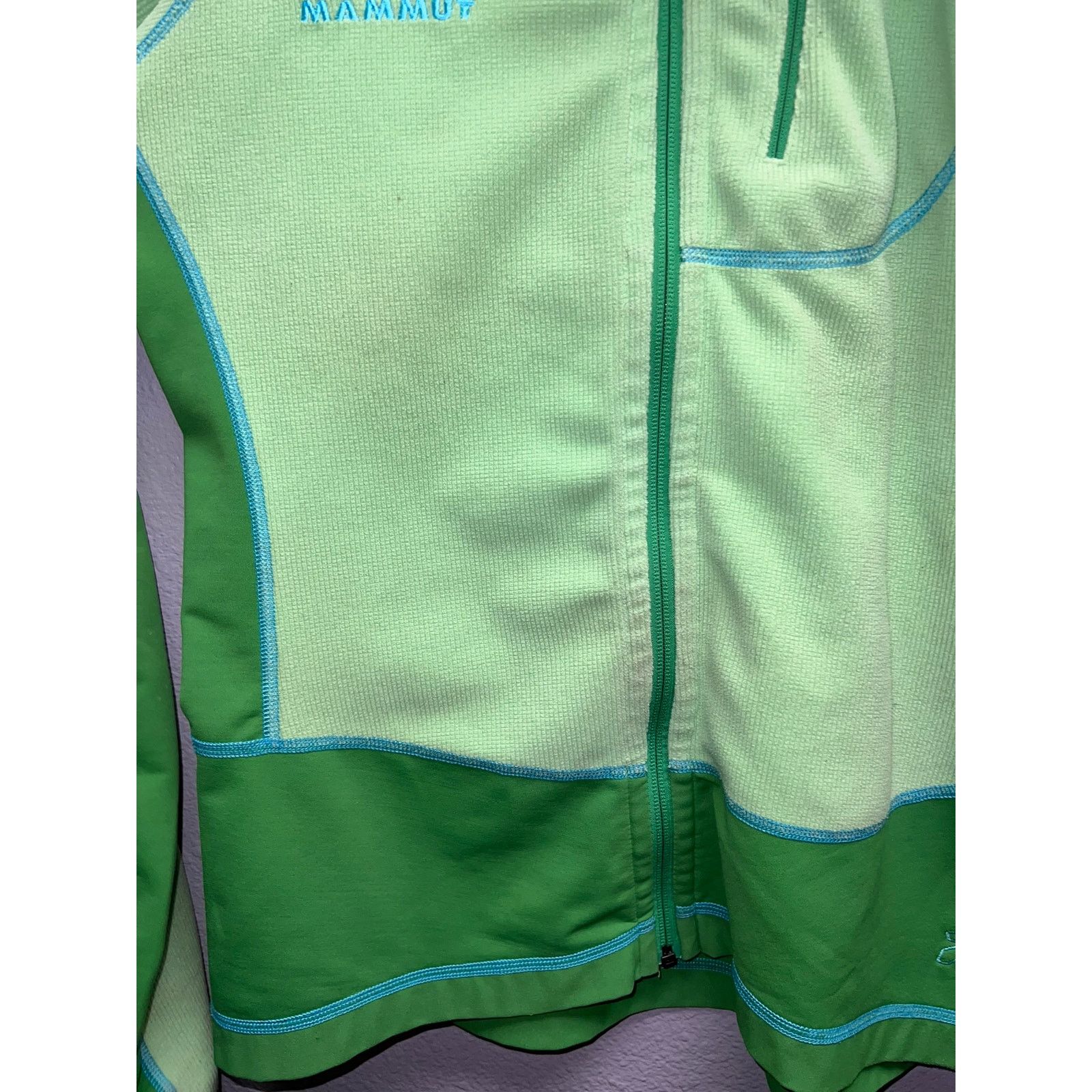 Vintage Womens Mammut Jacket Yukon Tech 92% Polyester Green Ski M Size M / US 6-8 / IT 42-44 - 3 Thumbnail
