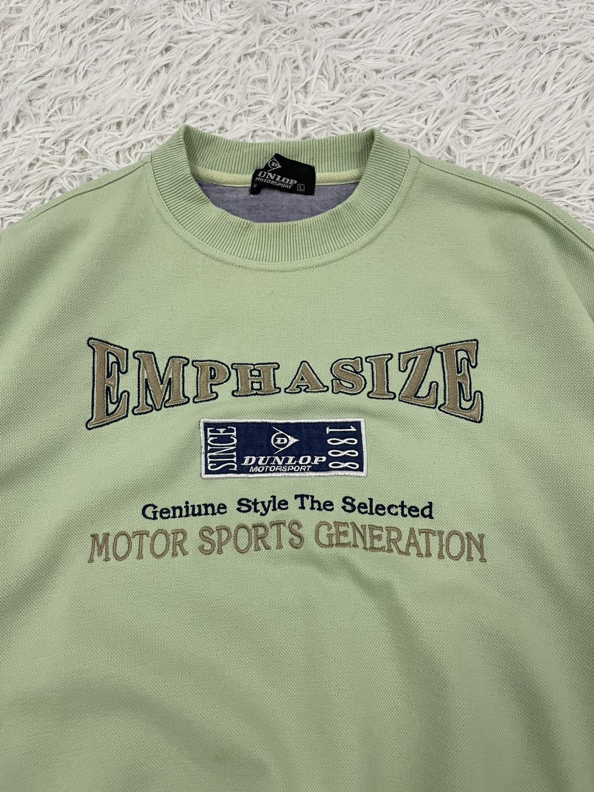 Dunlop Emphasize Motor Sports Generation Dunlop Sweatshirt Size US L / EU 52-54 / 3 - 3 Thumbnail