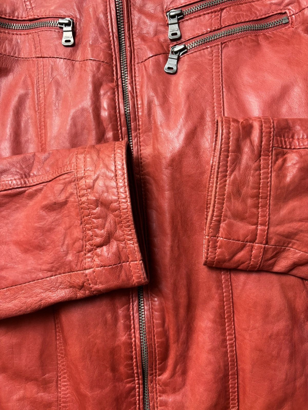 Genuine Leather MILESTONE real Leather jacket in lamb Nappa eu 52 us L Size US L / EU 52-54 / 3 - 13 Thumbnail