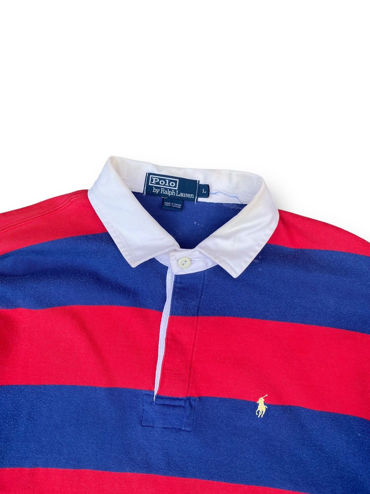 Polo Ralph Lauren × Vintage Vintage Polo Stripe by Ralph Lauren Long Sleeve. #D9 Size US L / EU 52-54 / 3 - 2 Thumbnail