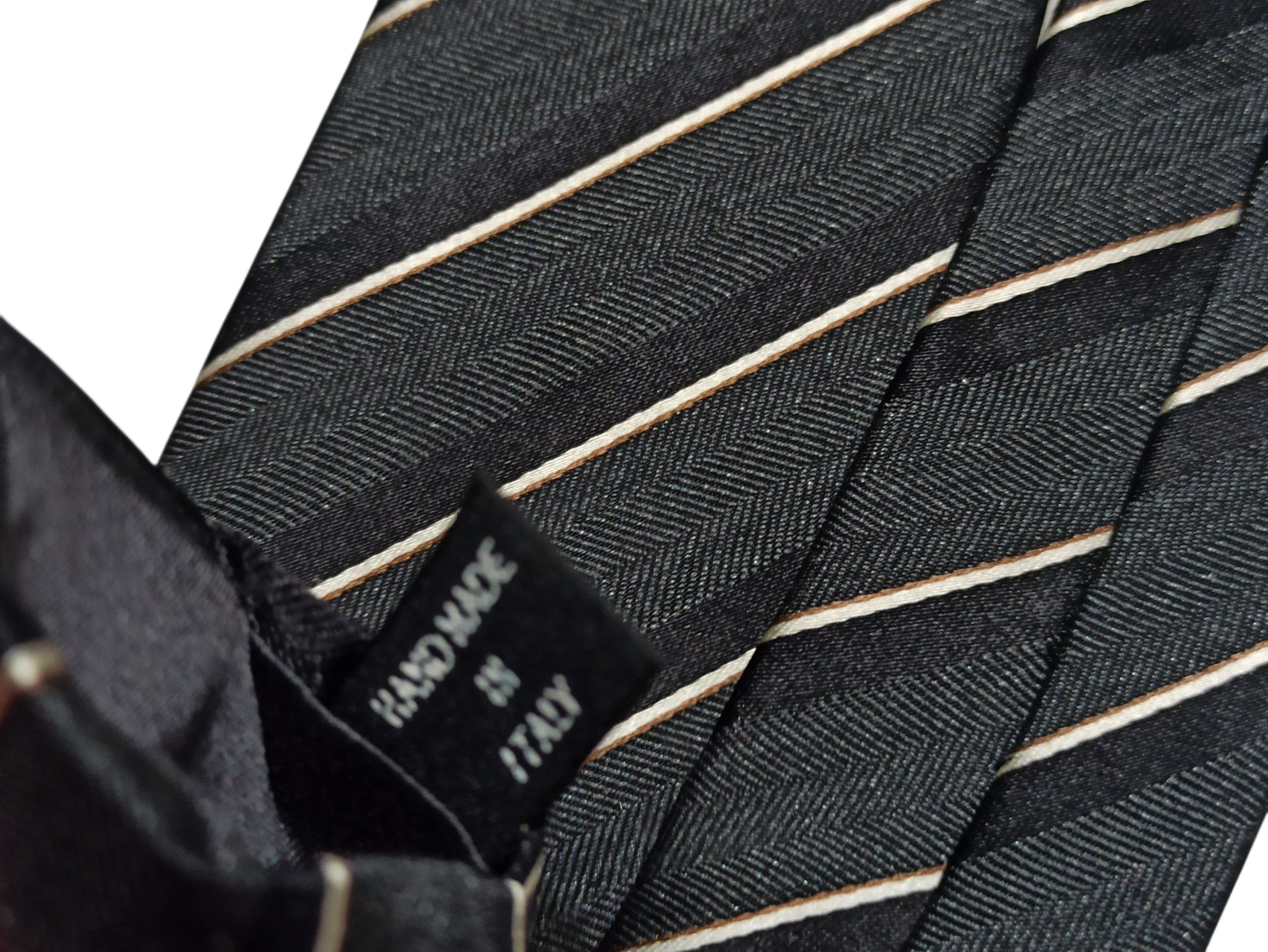 Giorgio Armani NWOT Giorgio Armani Silk Tie HAND MADE IN ITALY Size ONE SIZE - 7 Thumbnail