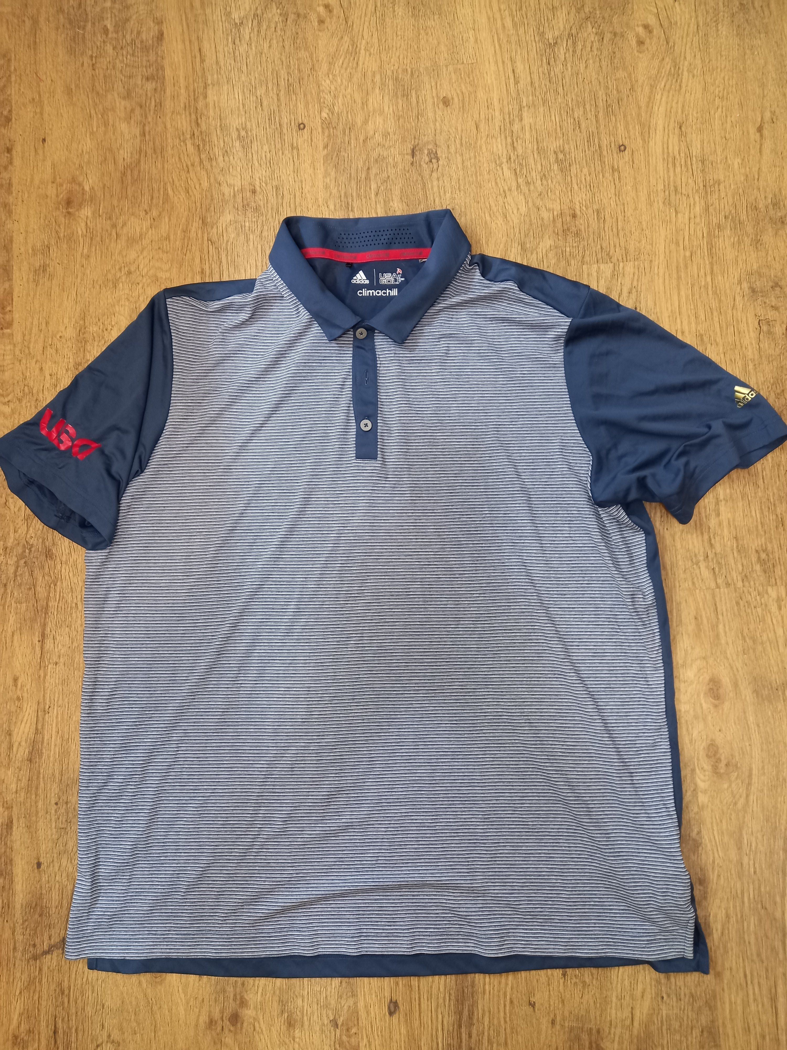Adidas Adidas climachill USA Golf Polo Size US L / EU 52-54 / 3 - 1 Thumbnail