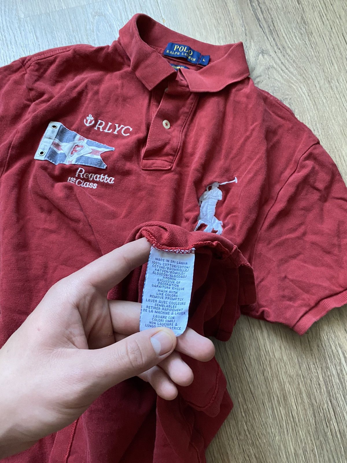 Polo Ralph Lauren × Vintage Polo Ralph Lauren RLYC Polo Regatta Polo Shirt Size US L / EU 52-54 / 3 - 5 Thumbnail
