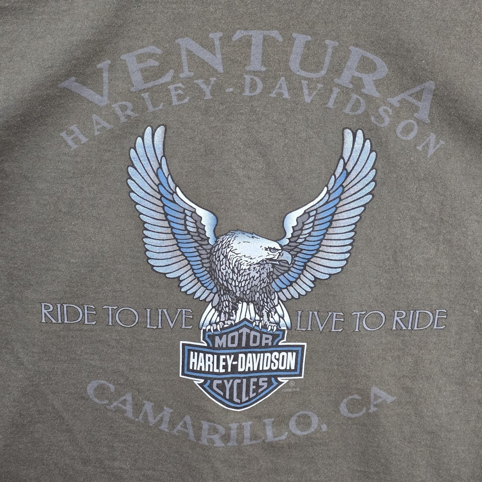 Harley Davidson Vintage Harley Davidson Shirt Large Eagle Single Stitch USA Size US L / EU 52-54 / 3 - 11 Thumbnail