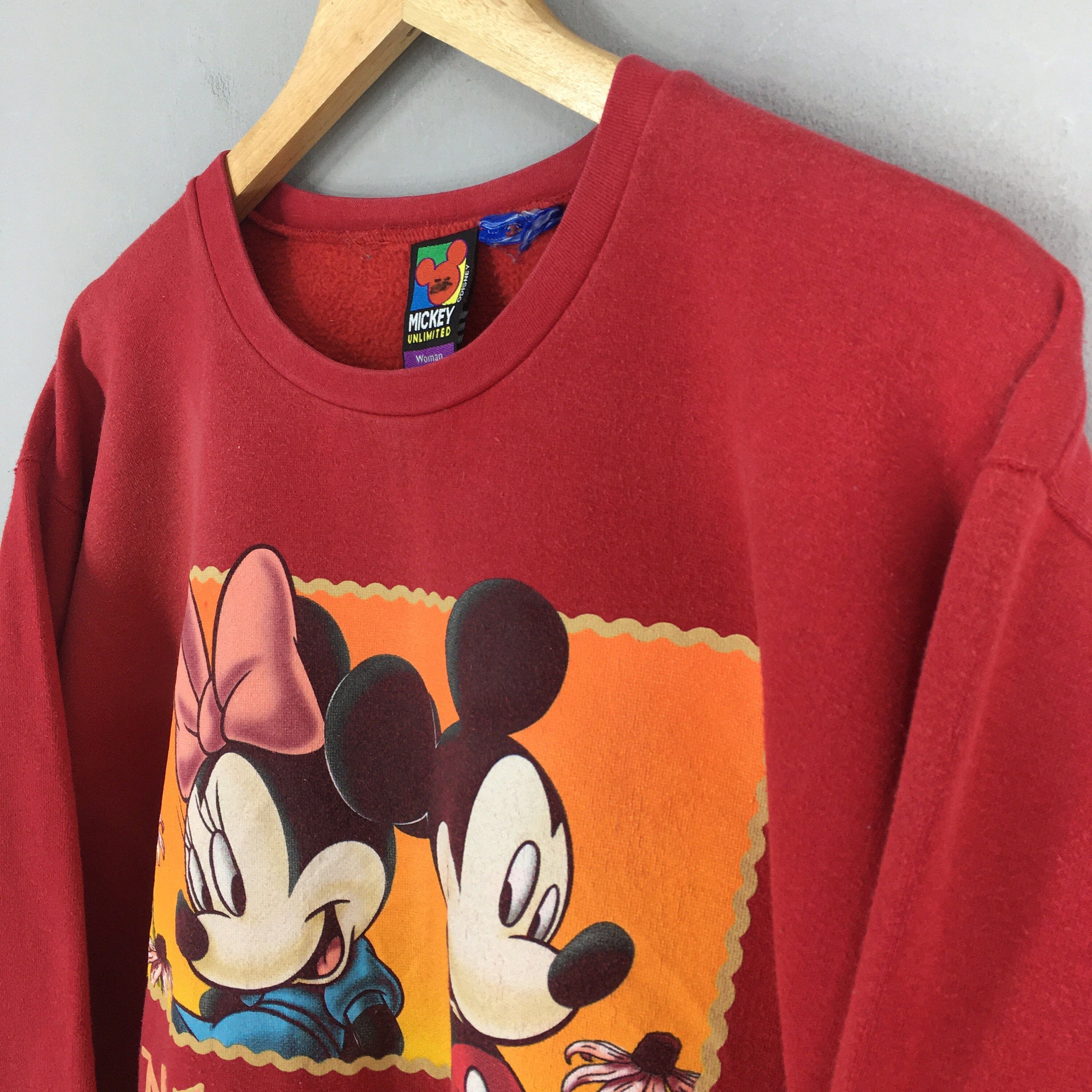 Disney Mickey And Minnie Mouse Printed Sweatshirt XLarge Size US XL / EU 56 / 4 - 3 Thumbnail
