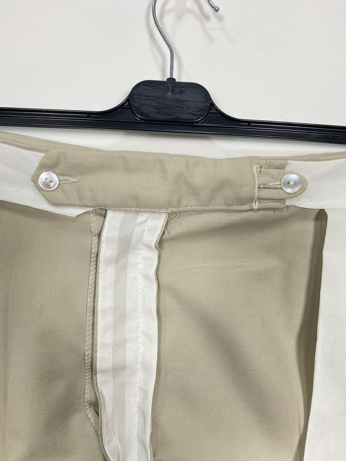 Fred Perry Vintage 80s Fred Perry Tennis Shorts Made in Hong Kong Beige Size US 42 / EU 58 - 11 Thumbnail