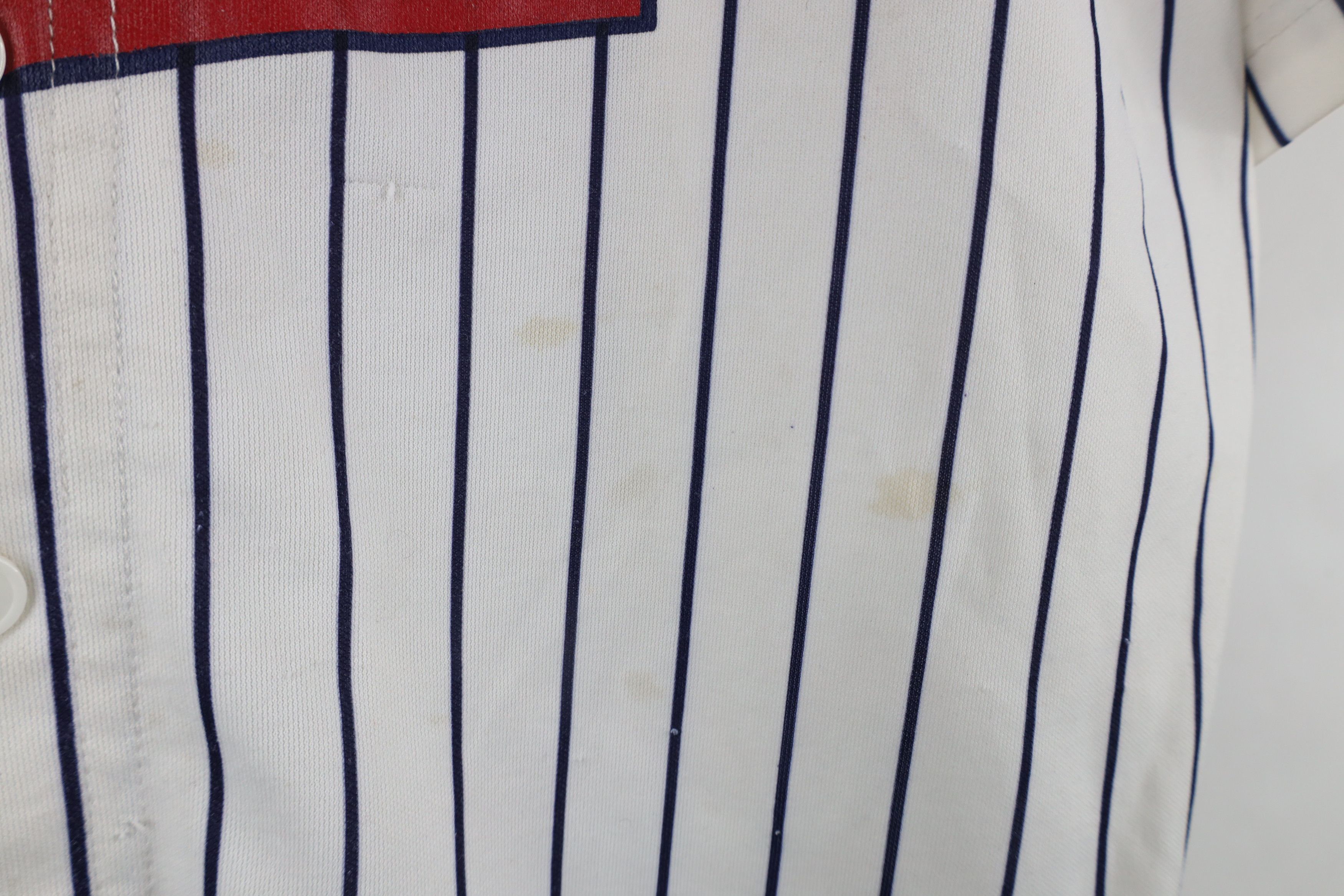 Vintage Vintage 90s Out Striped Minnesota Twins Baseball Jersey Size US XL / EU 56 / 4 - 7 Thumbnail