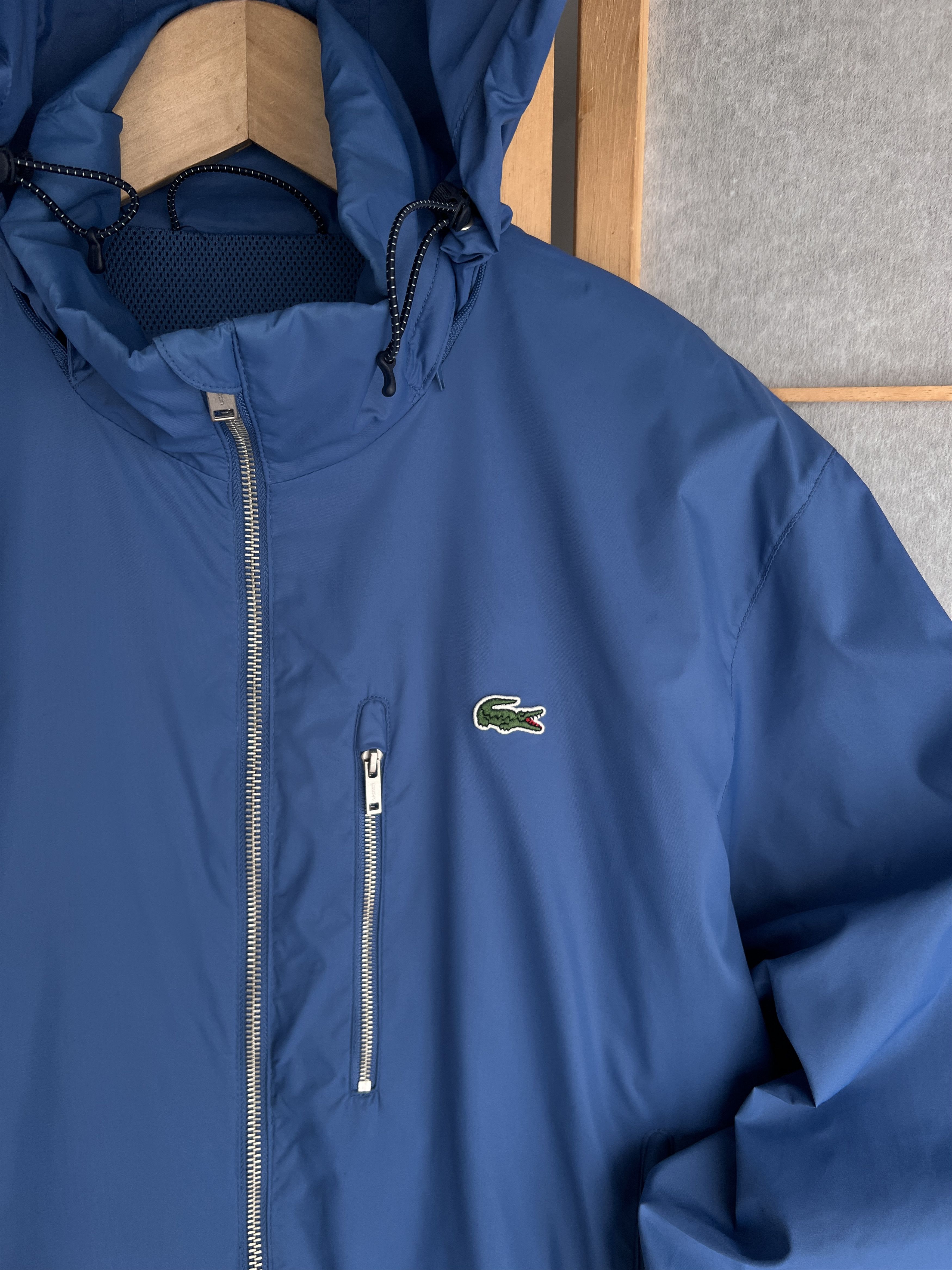 Lacoste Rare! Lacoste vintage nylon hooded jacket windbreaker luxury Size US M / EU 48-50 / 2 - 3 Thumbnail