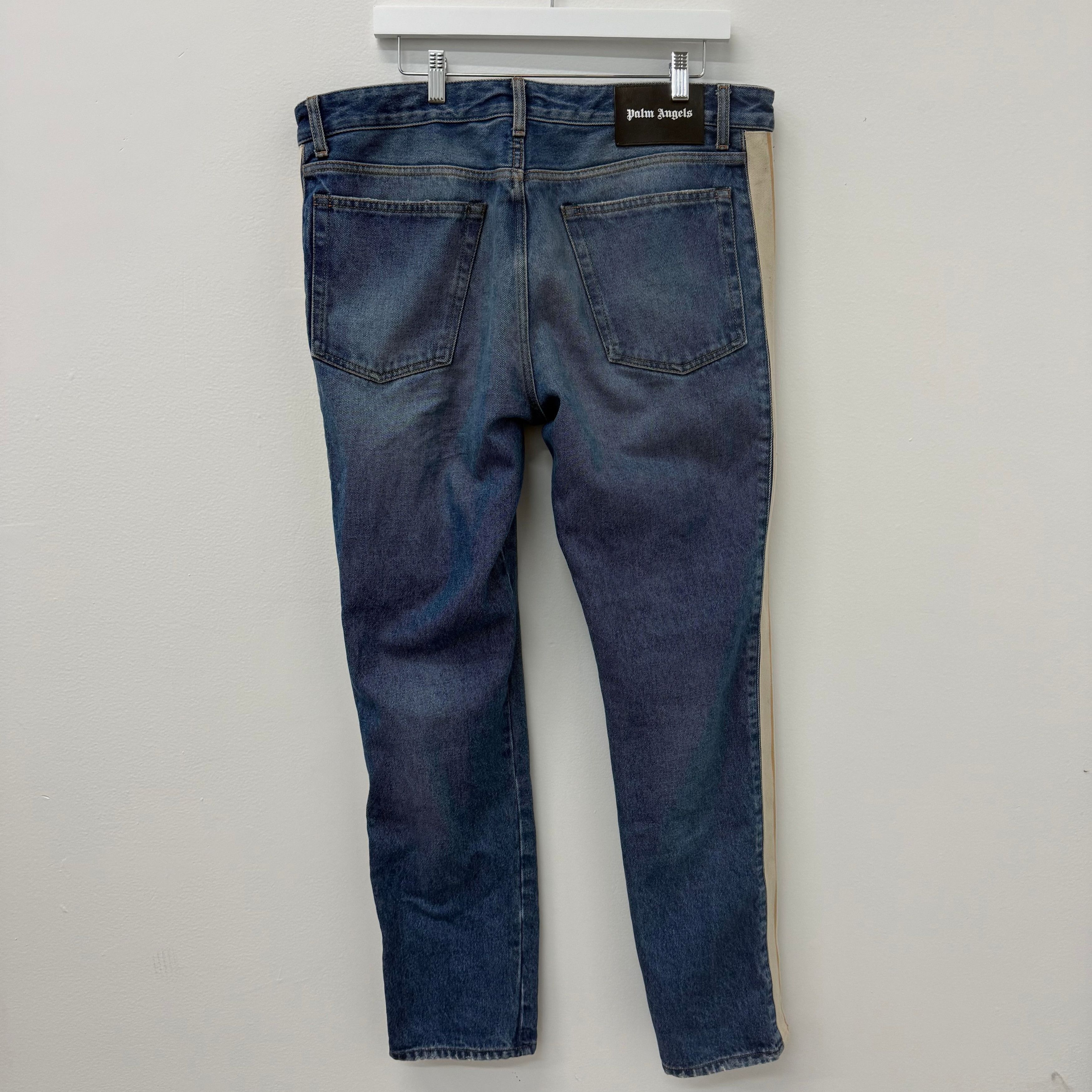 Palm Angels Palm Angels Track Denim Jeans - Size 36 Size US 36 / EU 52 - 2 Thumbnail