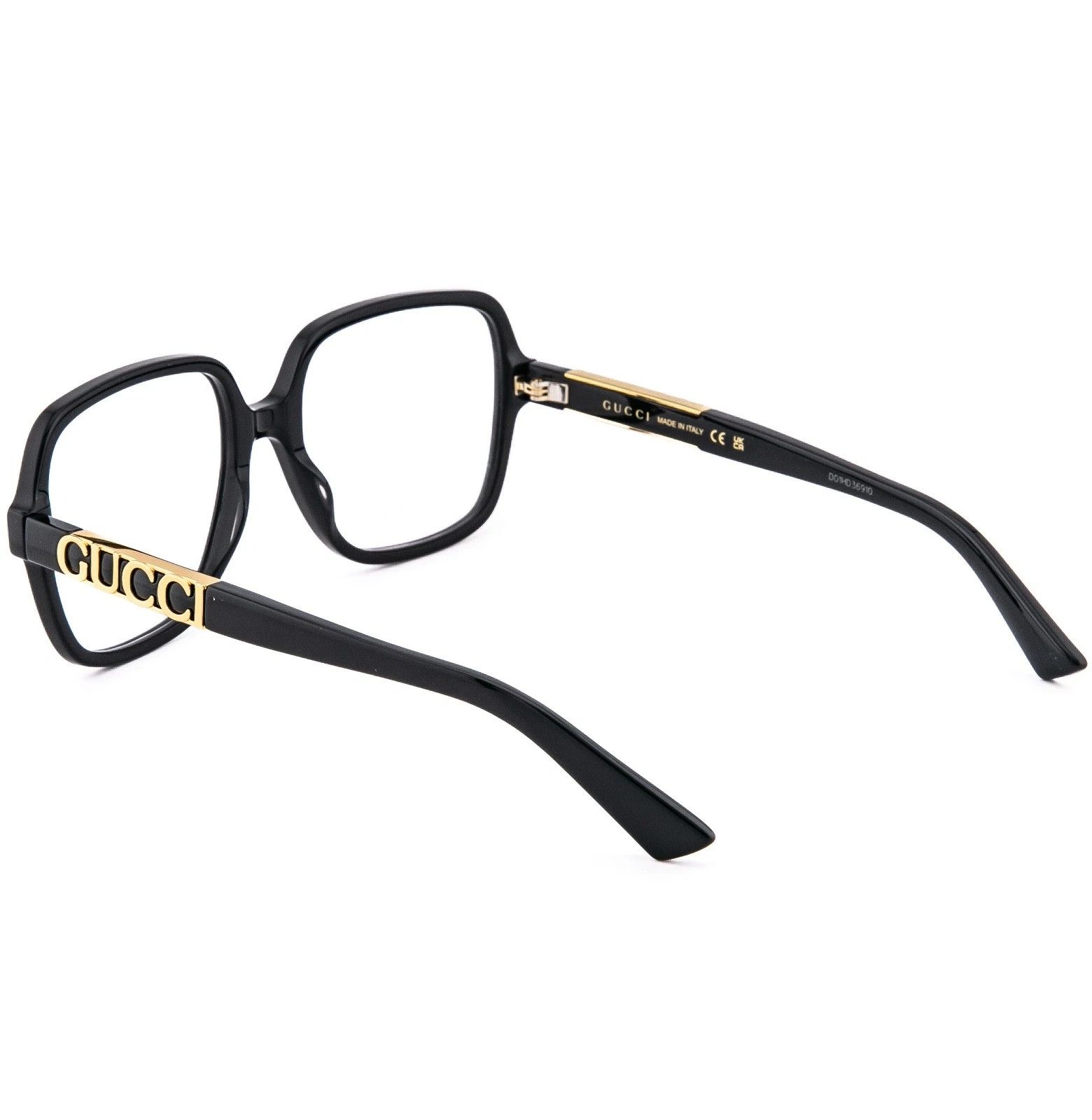 Gucci GUCCI GG1193O 1193 Black Gold Logo Bold Eyeglass 001 Size ONE SIZE - 5 Thumbnail