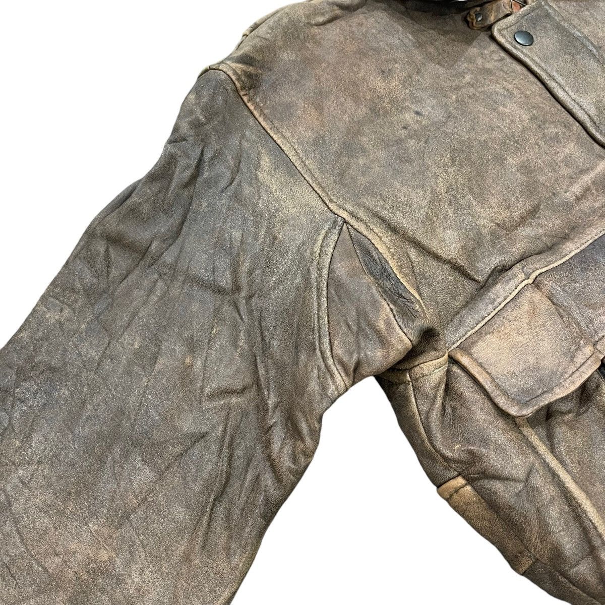 Avirex Vtg 80s Type G-1 US Army Air Force Leather Bomber Jacket Size US M / EU 48-50 / 2 - 6 Thumbnail