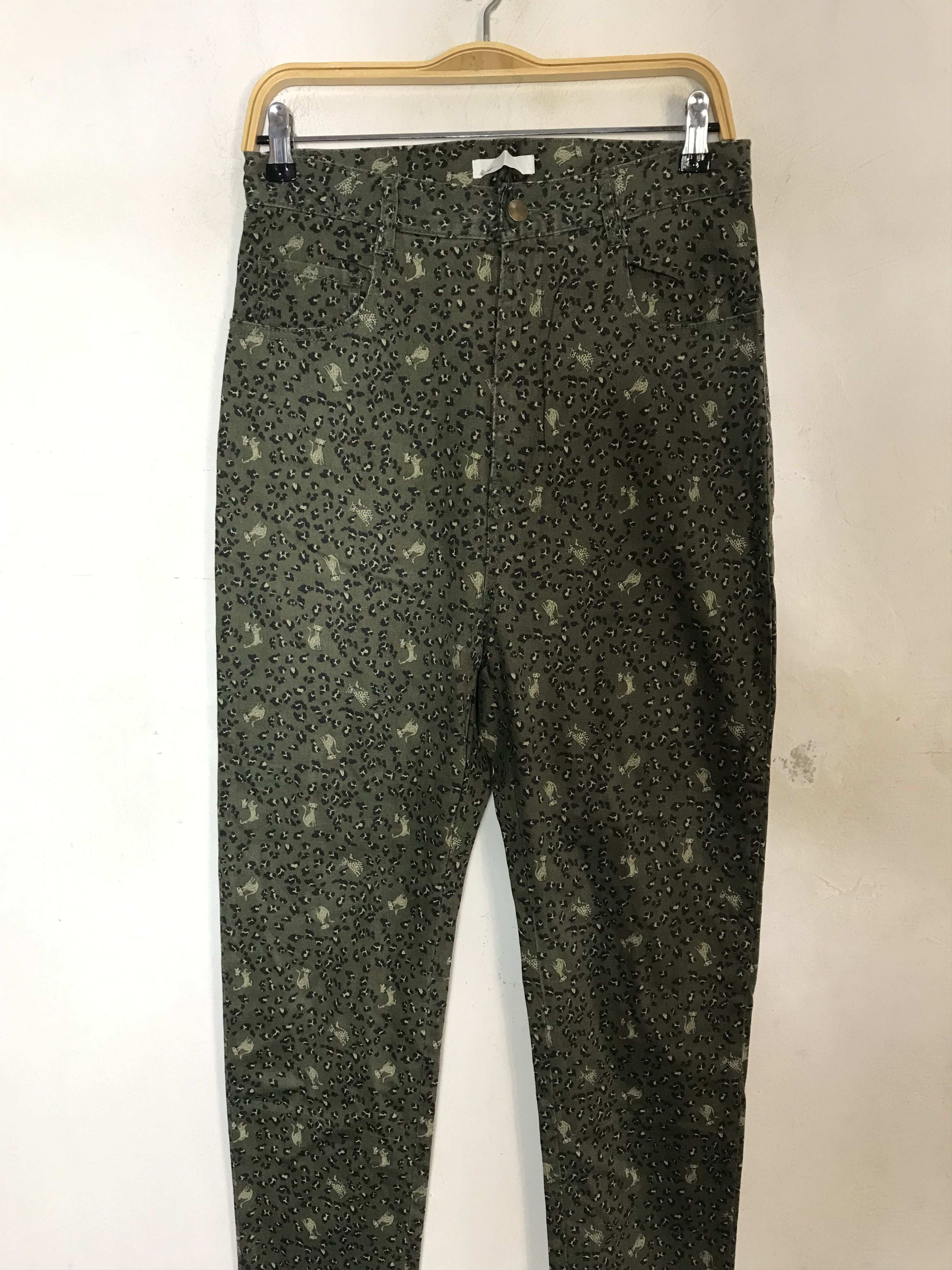 Ne-Net Ne-Net Issey Miyake Leopard Art Pant Design Denim Size 29" - 3 Thumbnail