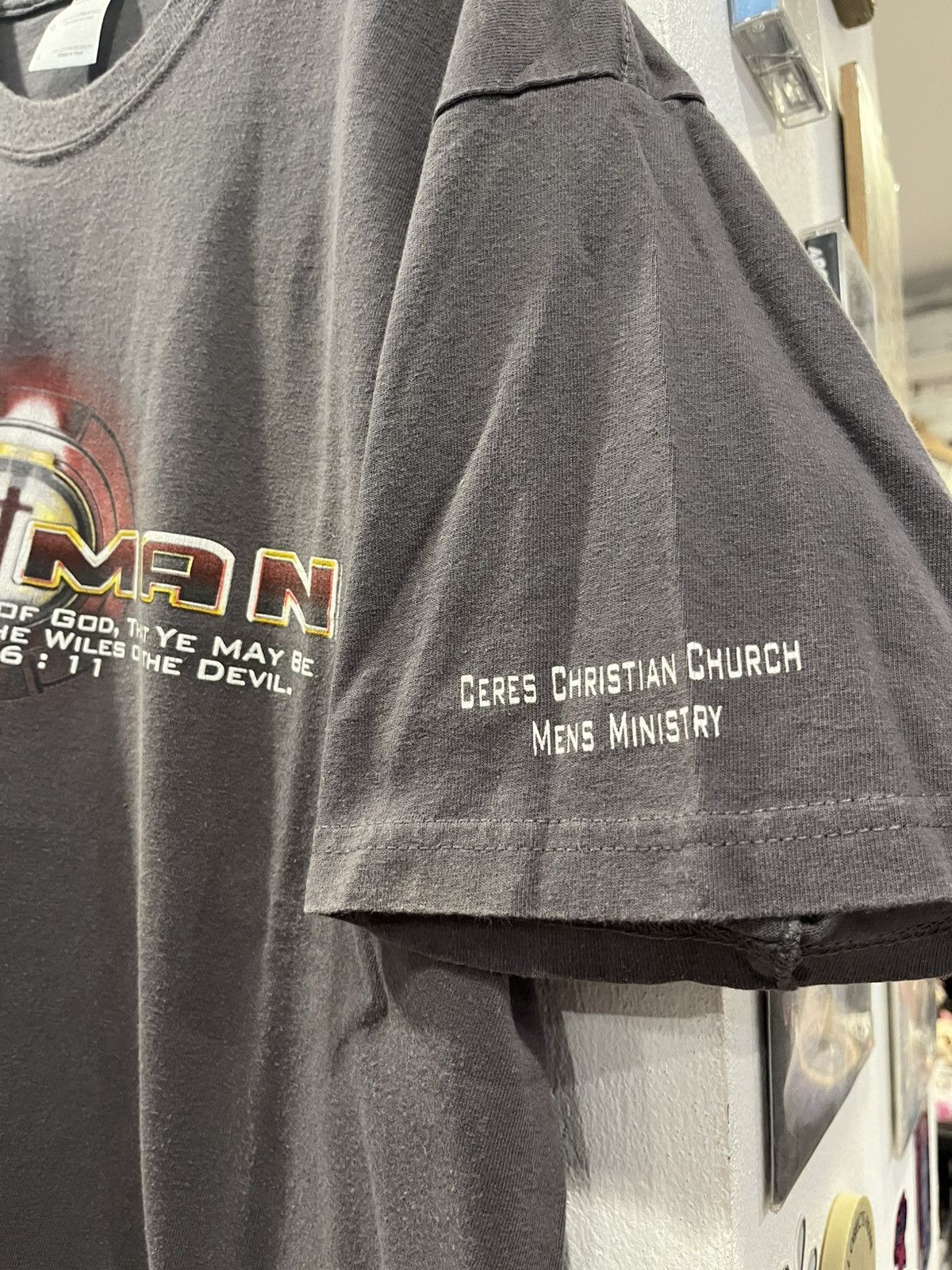Other Vintage Y2K Iron Man Parody Jesus T-Shirt Size US L / EU 52-54 / 3 - 8 Thumbnail