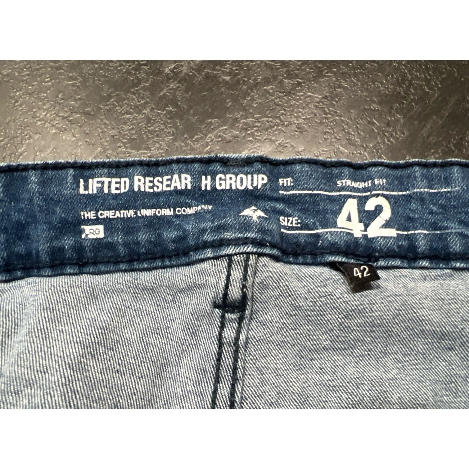 Vintage LRG 1942 Jeans Size 42x32 Blue Denim Straight Classic Streetwear 90s Mens Size US 42 / EU 58 - 4 Thumbnail