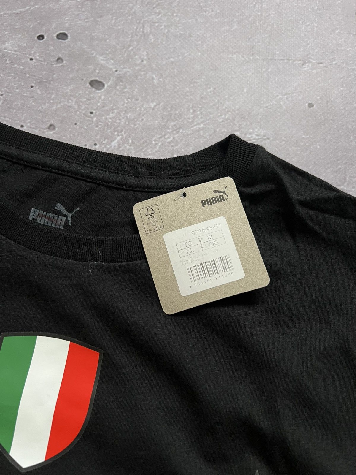Puma AC Milan Scudetto 2022 T-Shirt Black Size XL New Size US XL / EU 56 / 4 - 8 Thumbnail