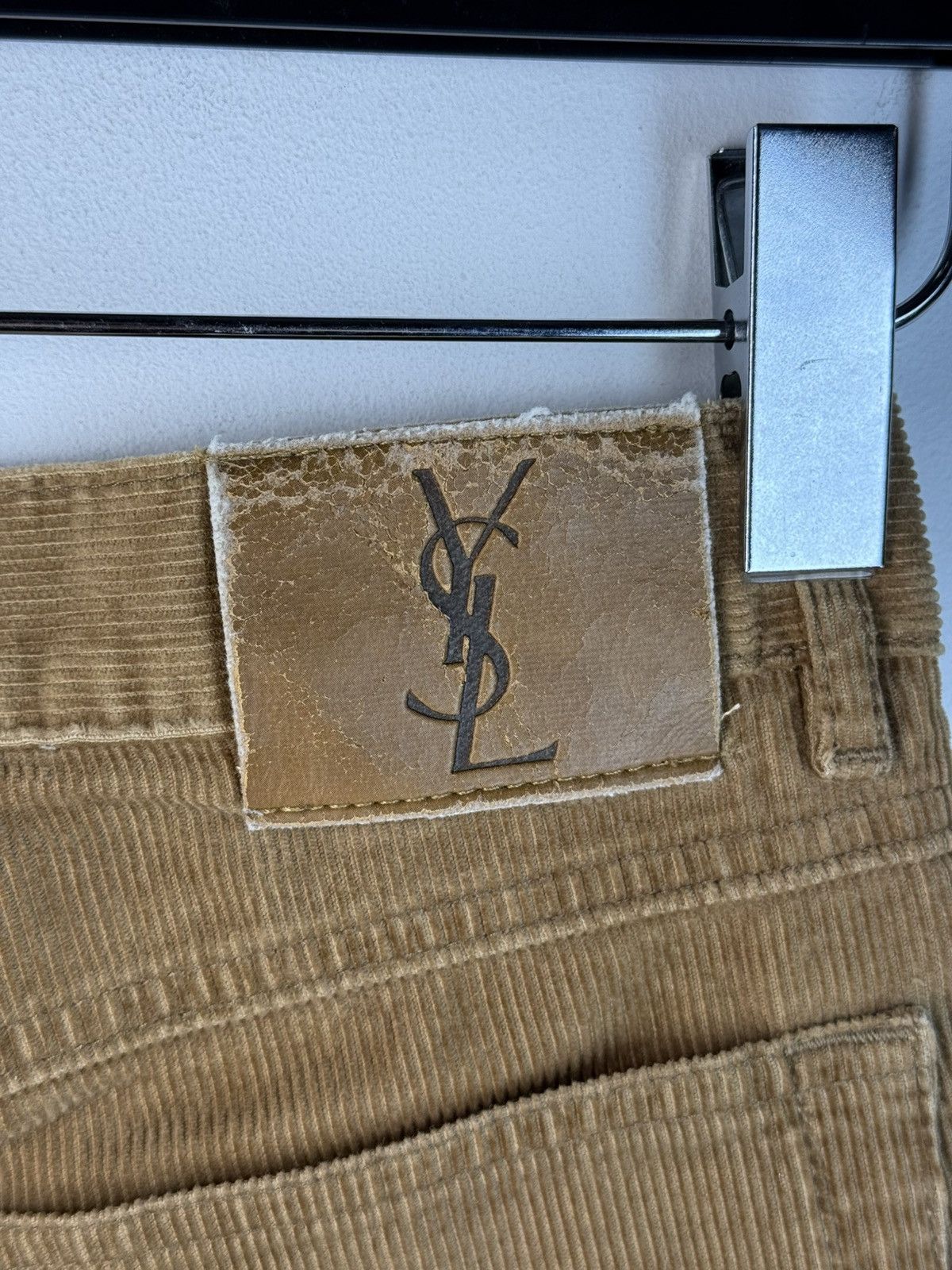 Yves Saint Laurent 30x30 Corduroy YSL Pants Velvet Vintage Jeans Denim Logo Y2k Size US 30 / EU 46 - 6 Thumbnail