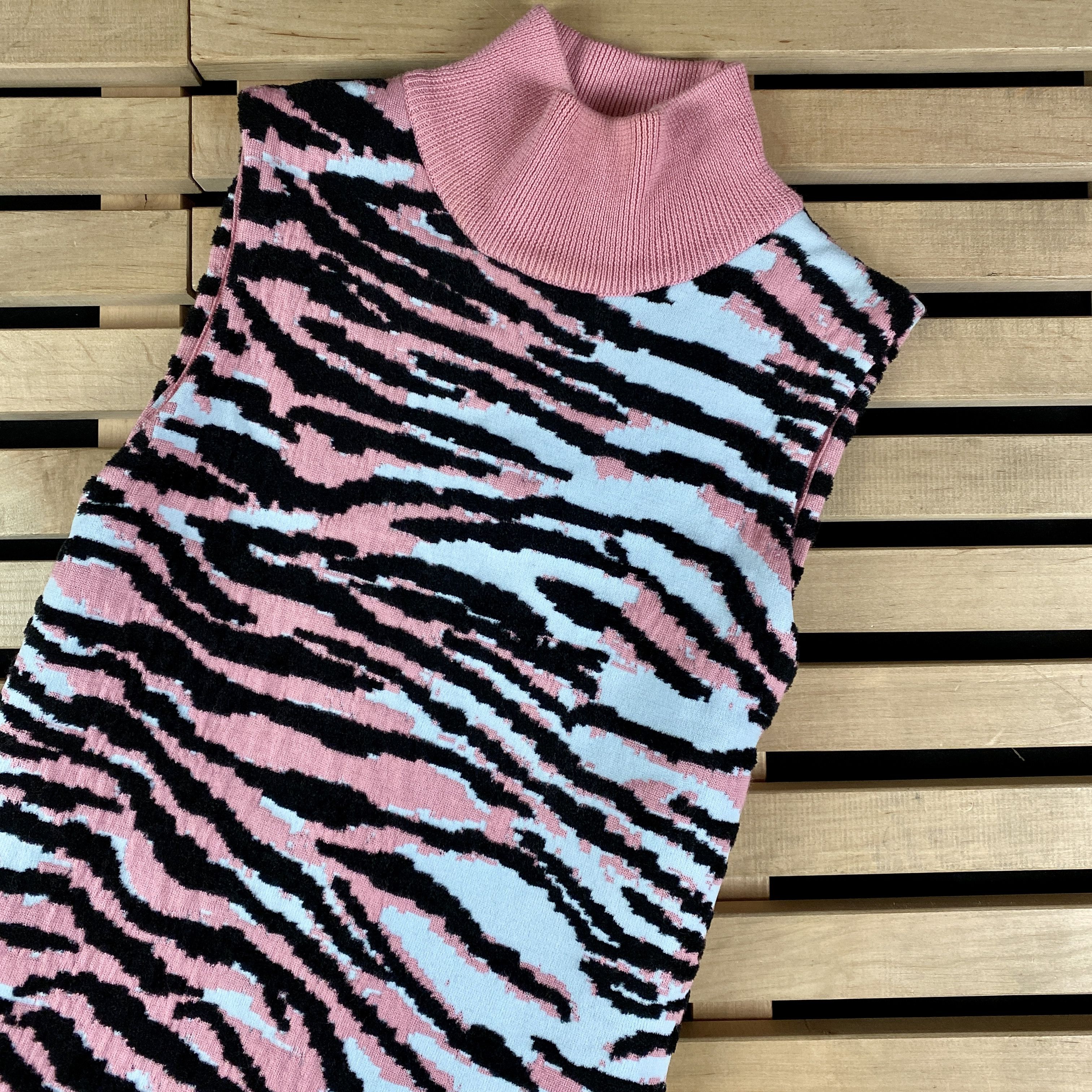 H&M × Kenzo Womens Slevless Sweater Dress Kenzo x H&M Size S Cotton Size S / US 4 / IT 40 - 2 Thumbnail