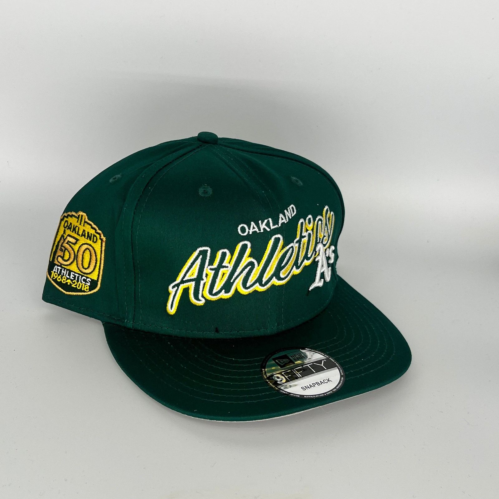 New Era Green Athletics 50 Year Oakland Athletics New Era MLB Size ONE SIZE - 1 Thumbnail