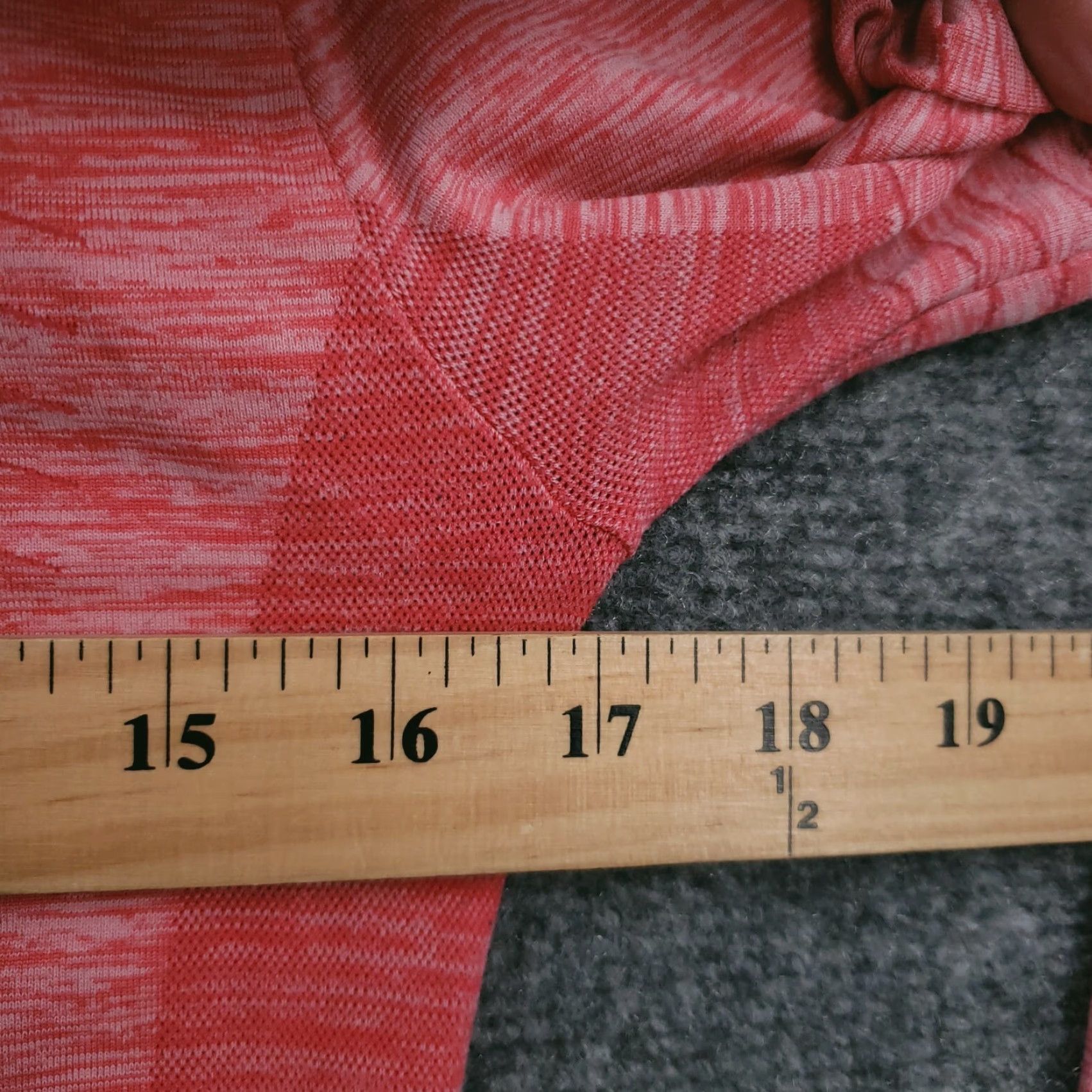 Salomon Salomon Womens L Red Long Sleeve Pullover Round Neck Breathable Lightweight Running Shirt Womens Size L / US 10 / IT 46 - 5 Thumbnail