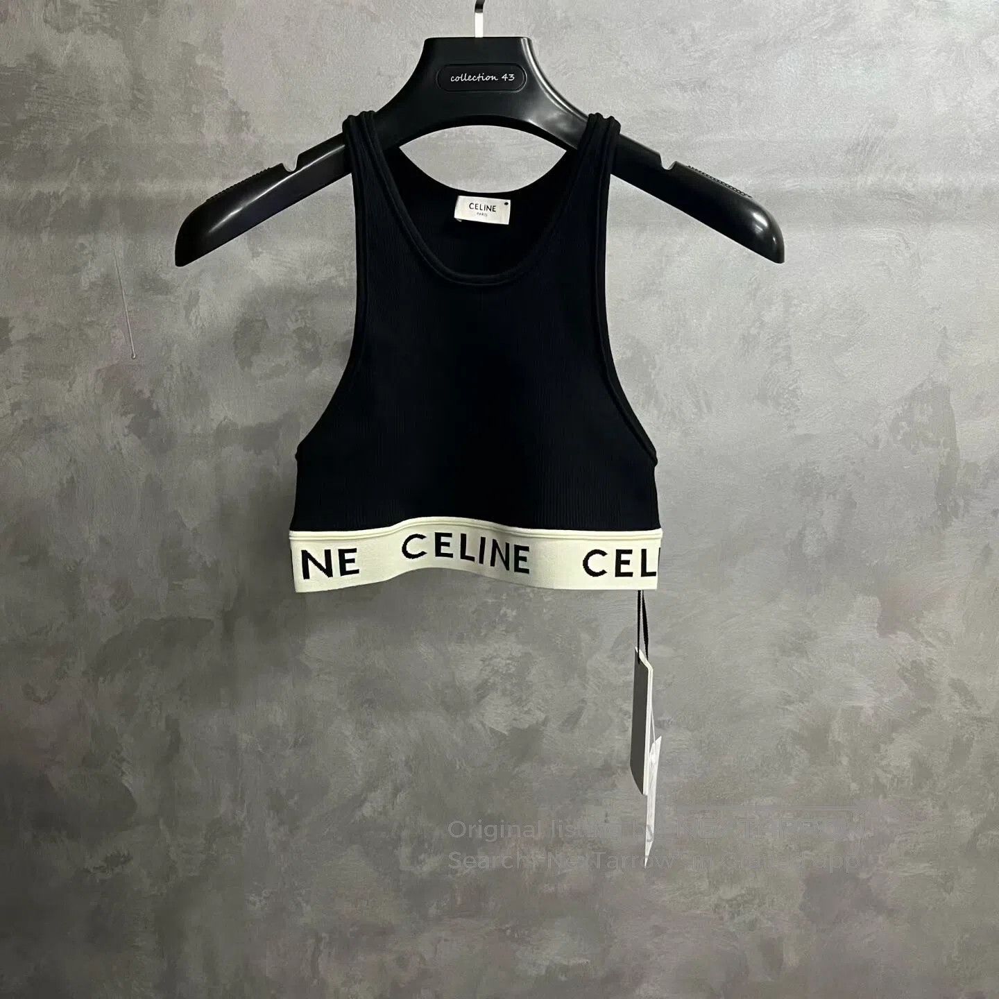 Celine CELINE Round-necked, I-shaped, solid-color logo knitted sp Size S / US 4 / IT 40 - 1 Thumbnail