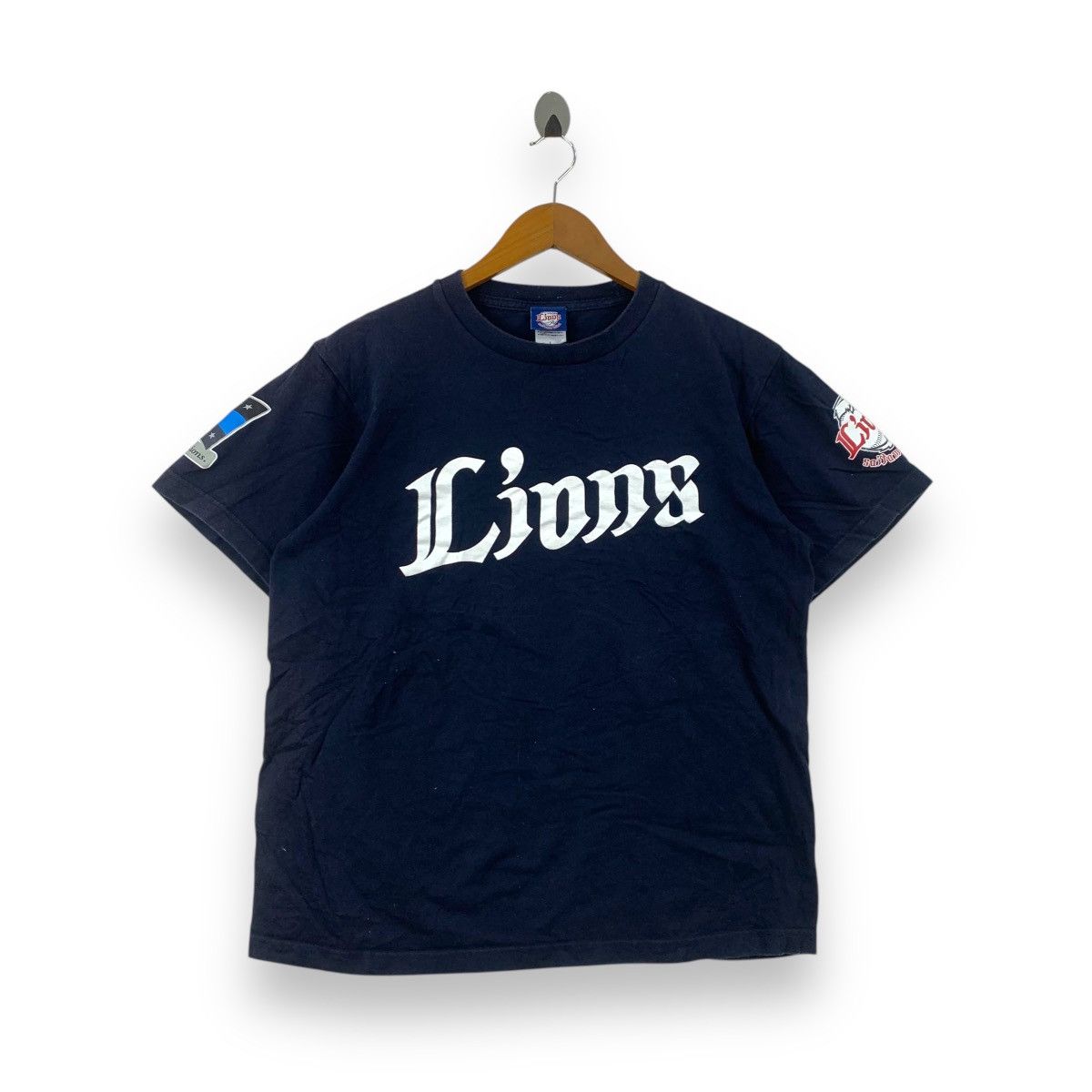 Vintage Vintage SAITAMA SEIBU LIONS Baseball Kuriyama Tee Shirt Size US L / EU 52-54 / 3 - 1 Thumbnail