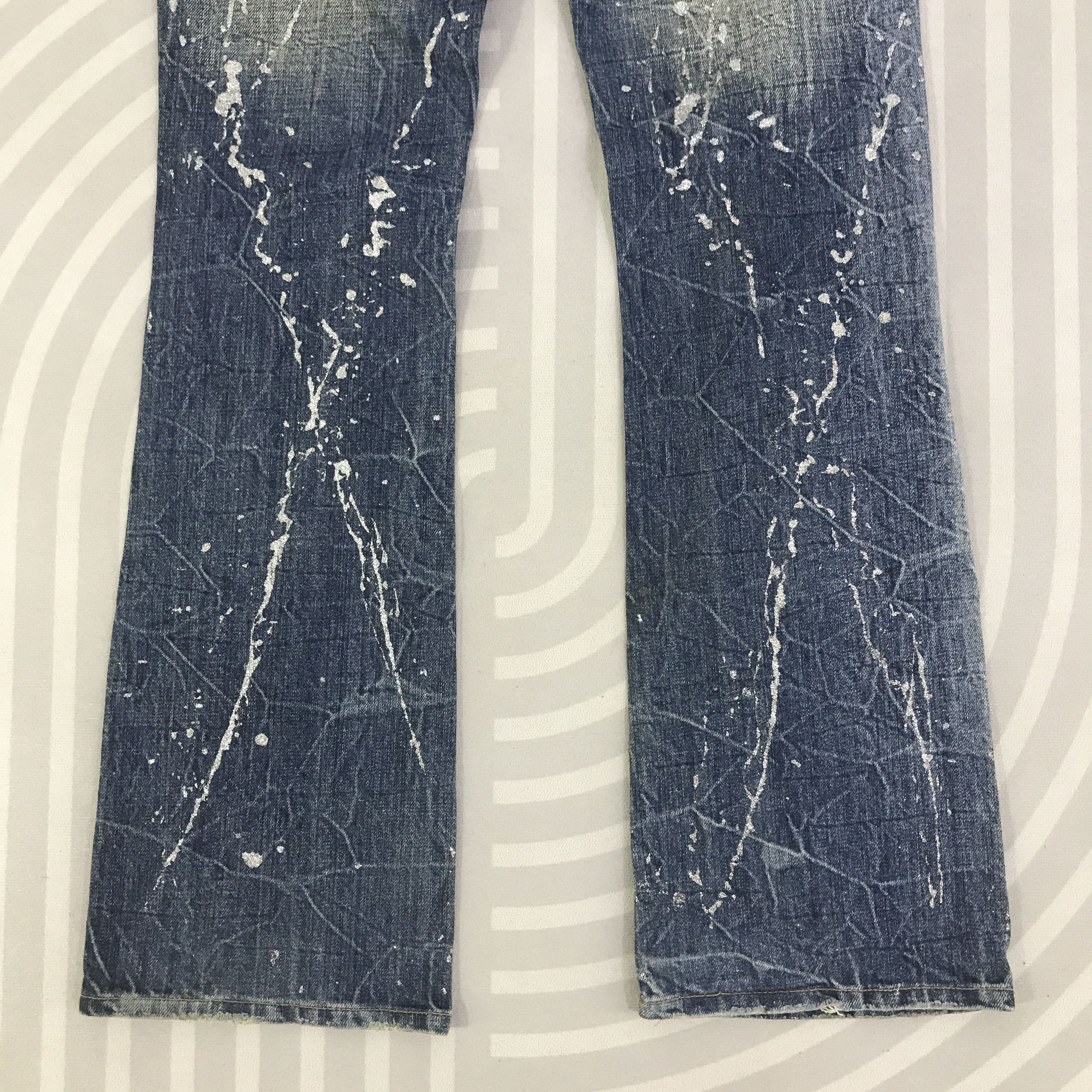 Japanese Brand Midas Explosion Distressed punk Bootcut pants K130B18 Size US 29 - 6 Thumbnail