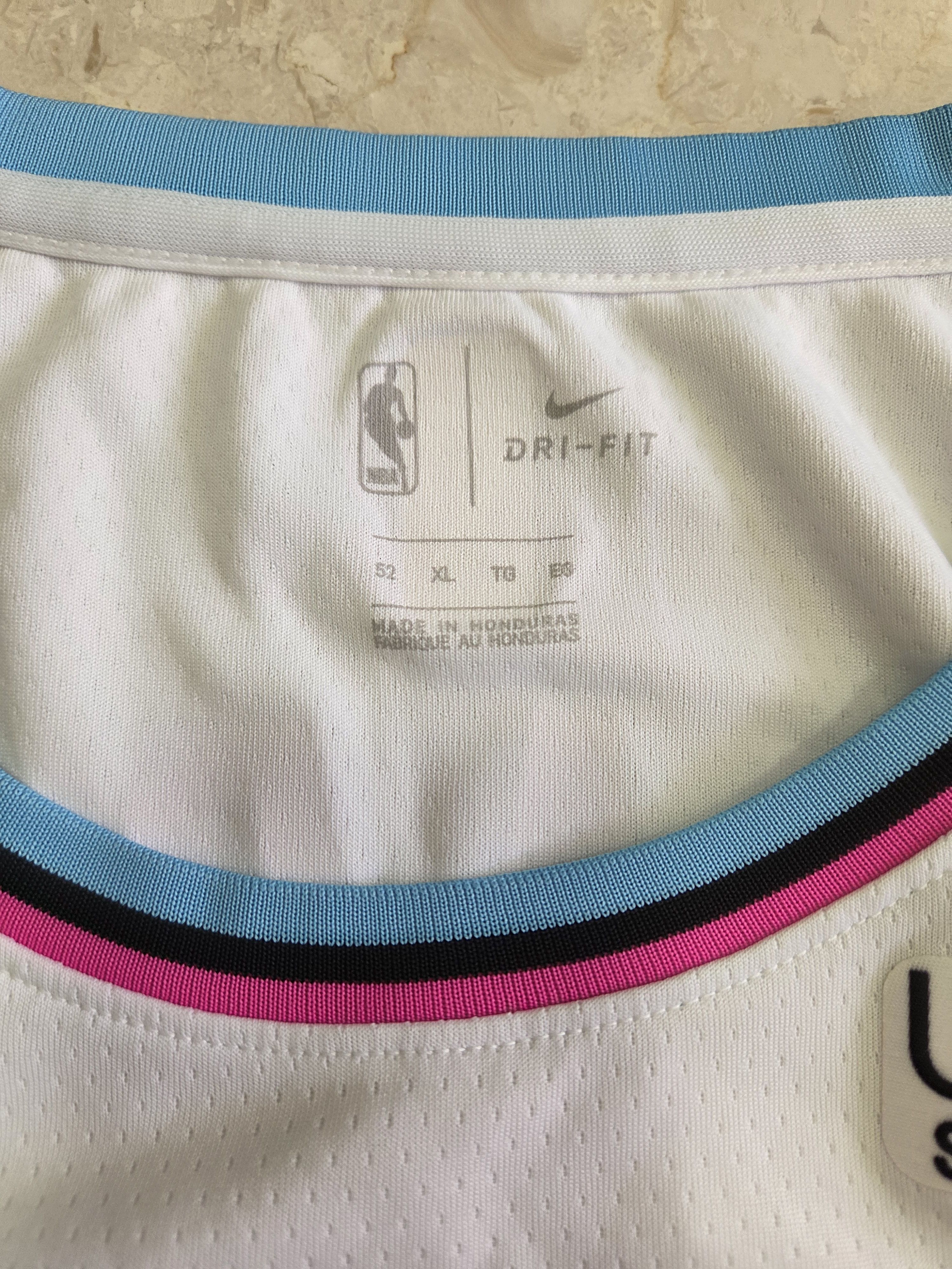 NBA Rare Authentic Nike Miami Heat Vice City Swingman Jersey Size US XL / EU 56 / 4 - 3 Thumbnail