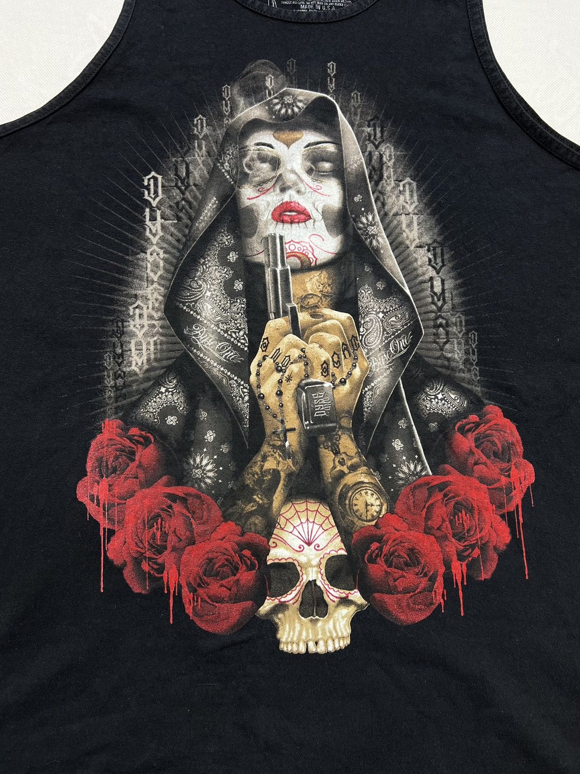 Affliction × Vintage Tshirt Dyseone Affliction vintage skull Size US XXL / EU 58 / 5 - 2 Thumbnail