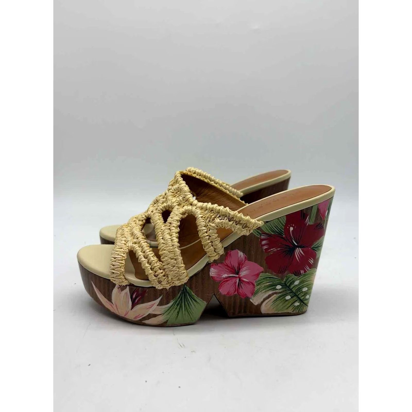 Vintage Robert Clergerie Ivory Size 37 Wedge Heels Size US 7 / IT 37 - 2 Thumbnail