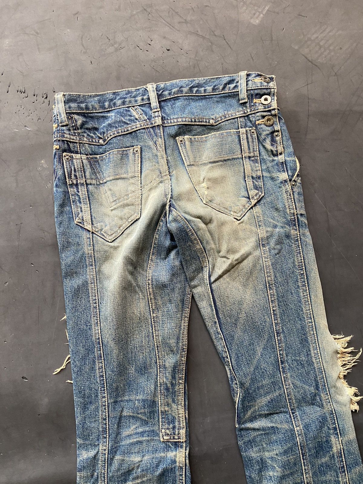 If Six Was Nine 💸BINDINGOFFER💸Ossa mondo japanese denim distressed archived Size US 29 - 7 Thumbnail