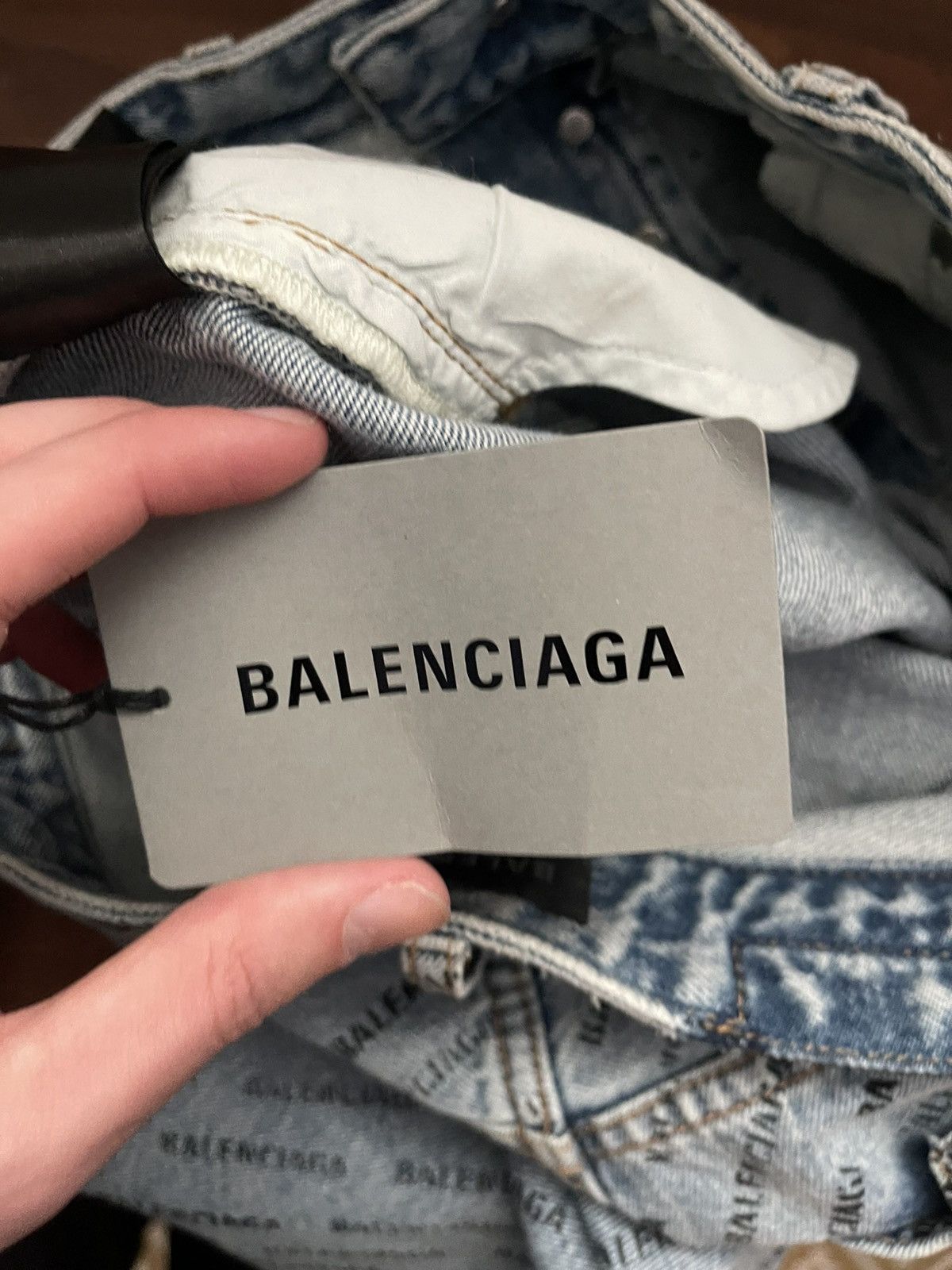 Balenciaga Balenciaga Stencil Print Jeans Size US 30 / EU 46 - 7 Thumbnail