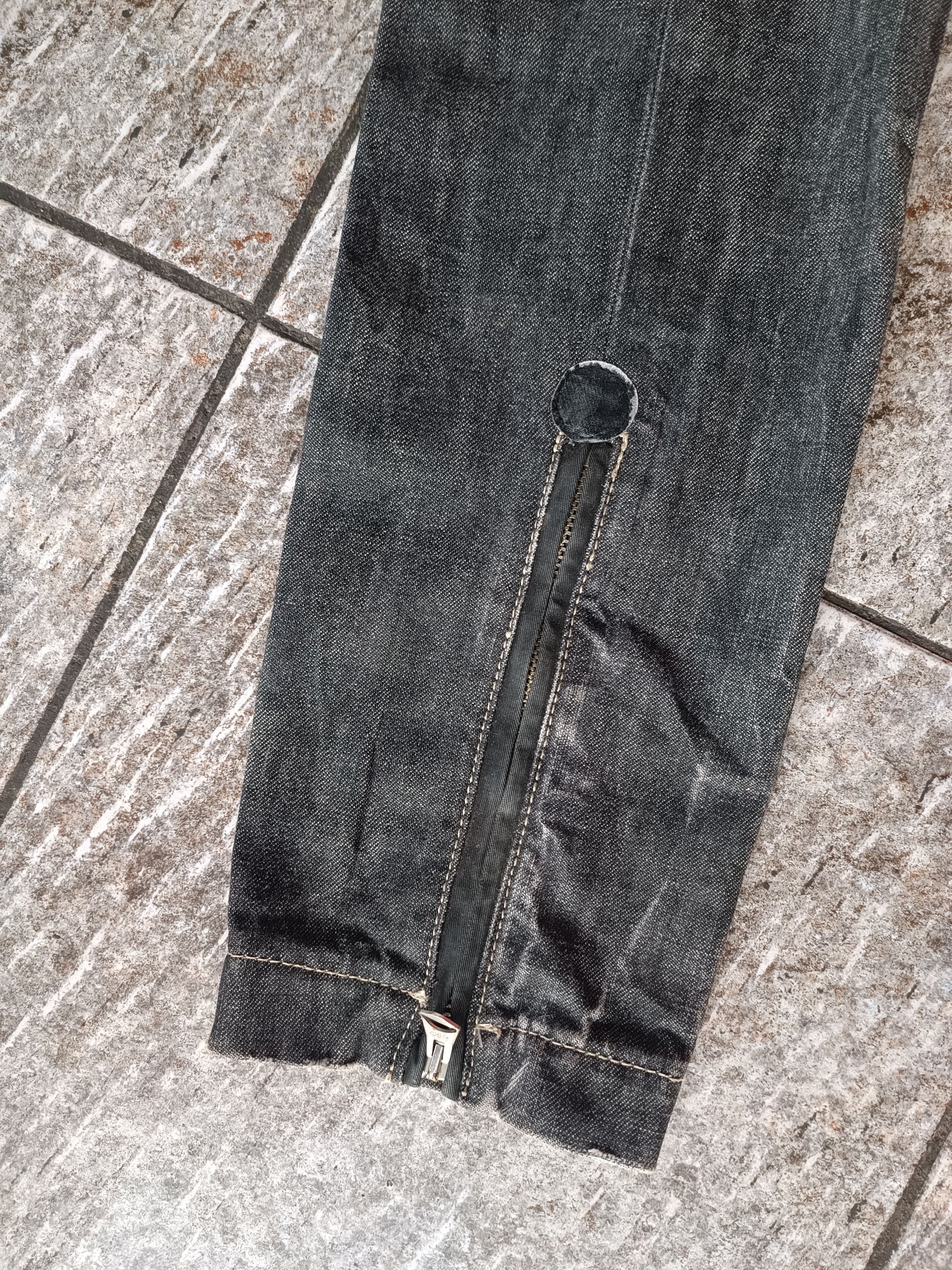 If Six Was Nine bikers jeans RA-RE made in italy Size 29" - 5 Thumbnail