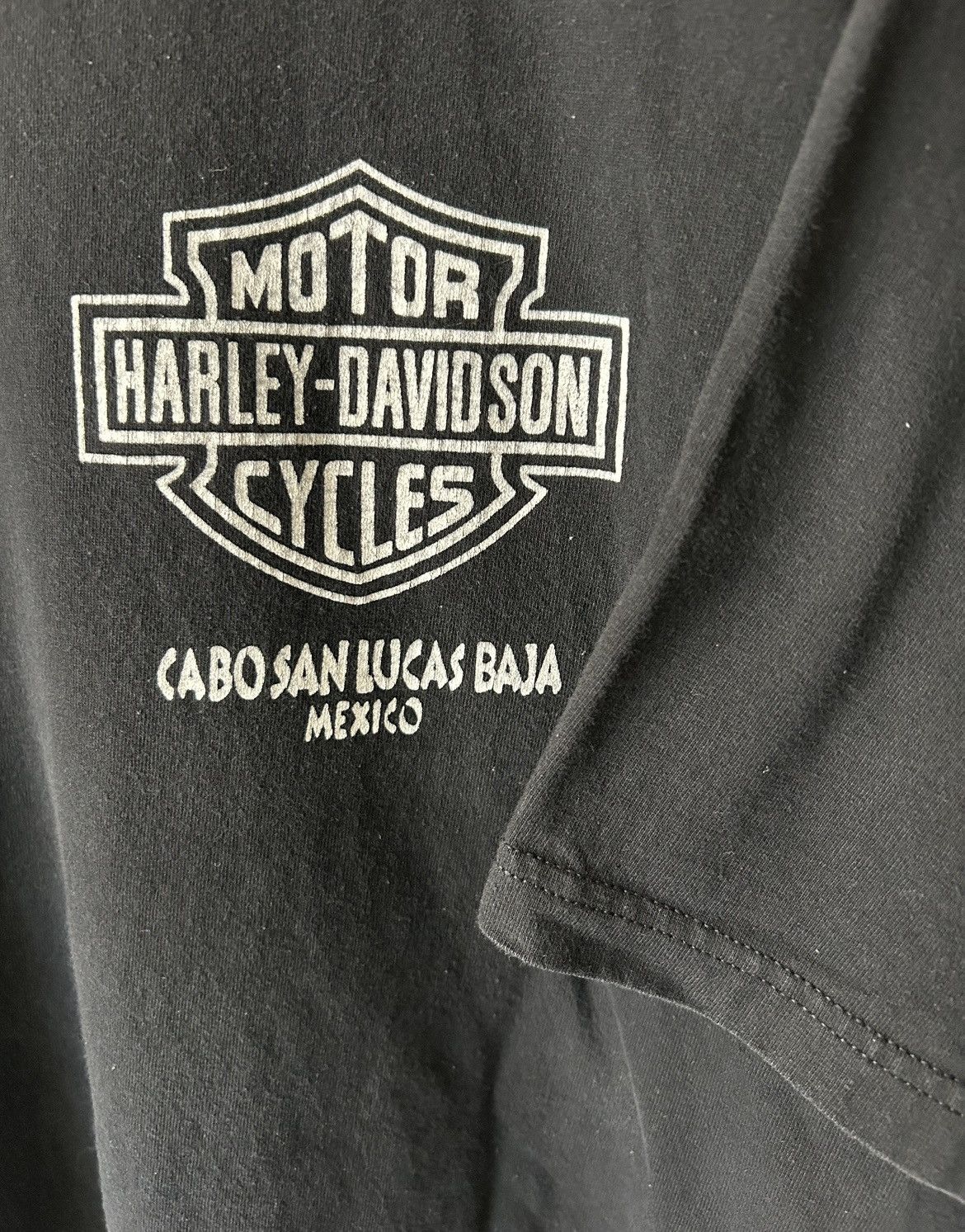 Harley Davidson Vintage Harley Davidson Flame Tee Size US XL / EU 56 / 4 - 4 Thumbnail