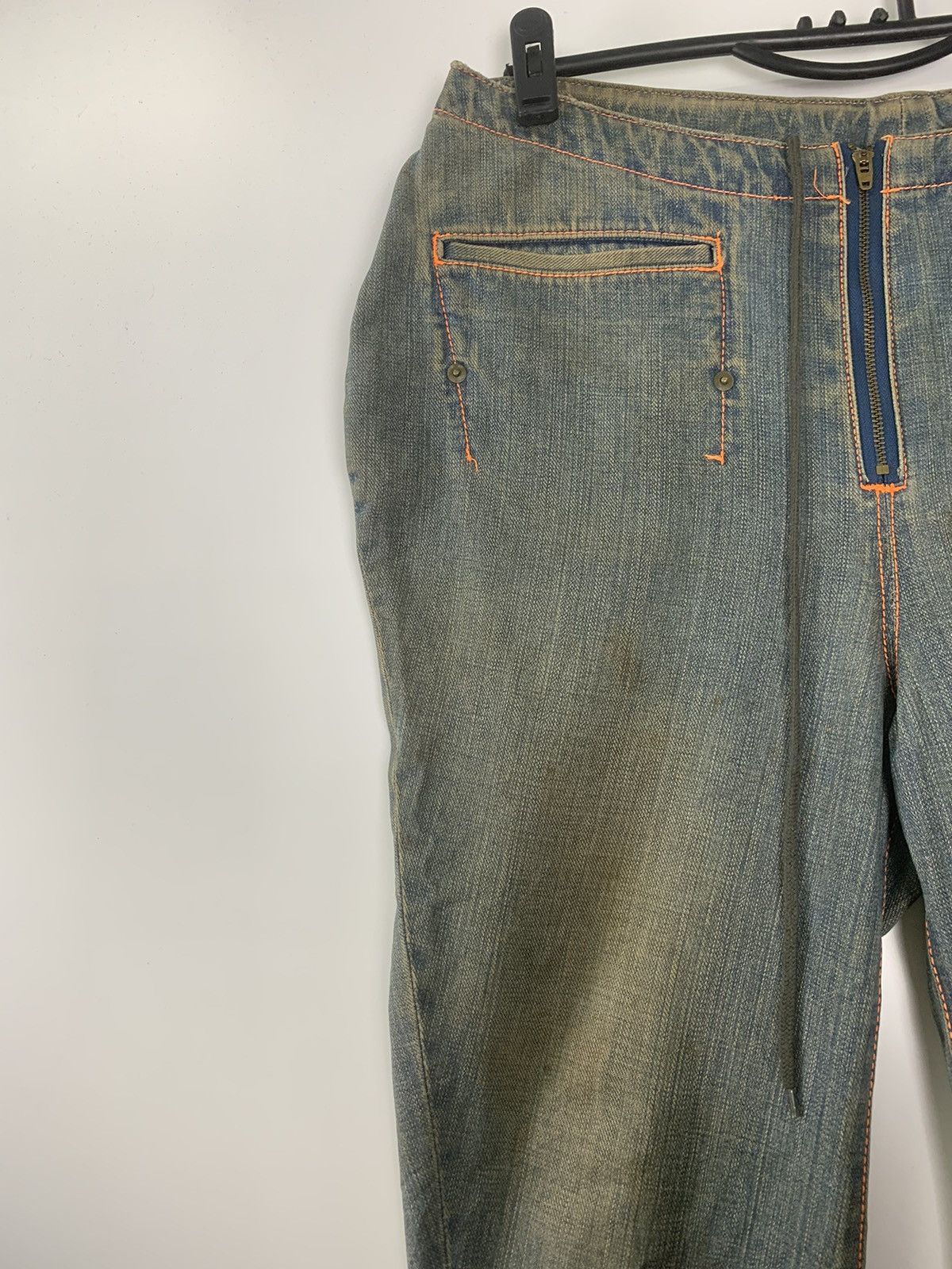 Japanese Brand Frap Bois distressed denim Size 22" - 4 Thumbnail