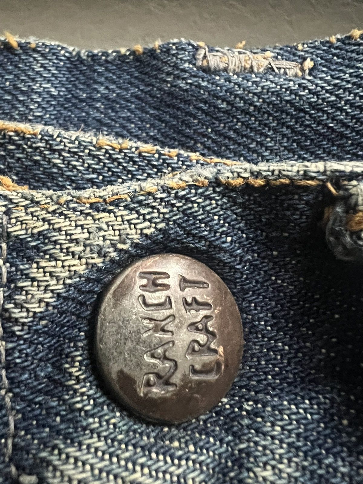 Vintage Vintage 1950s RANCH CRAFT Side Zipper Jeans - Fabulous! Size US 27 - 4 Thumbnail