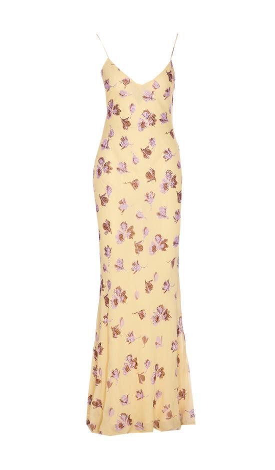 ワンピース SELF PORTRAIT Women Mid Skirts 114X YELLOW Yellow Self-Portrait SELF PORTRAIT Women Mid Skirts 114X YELLOW