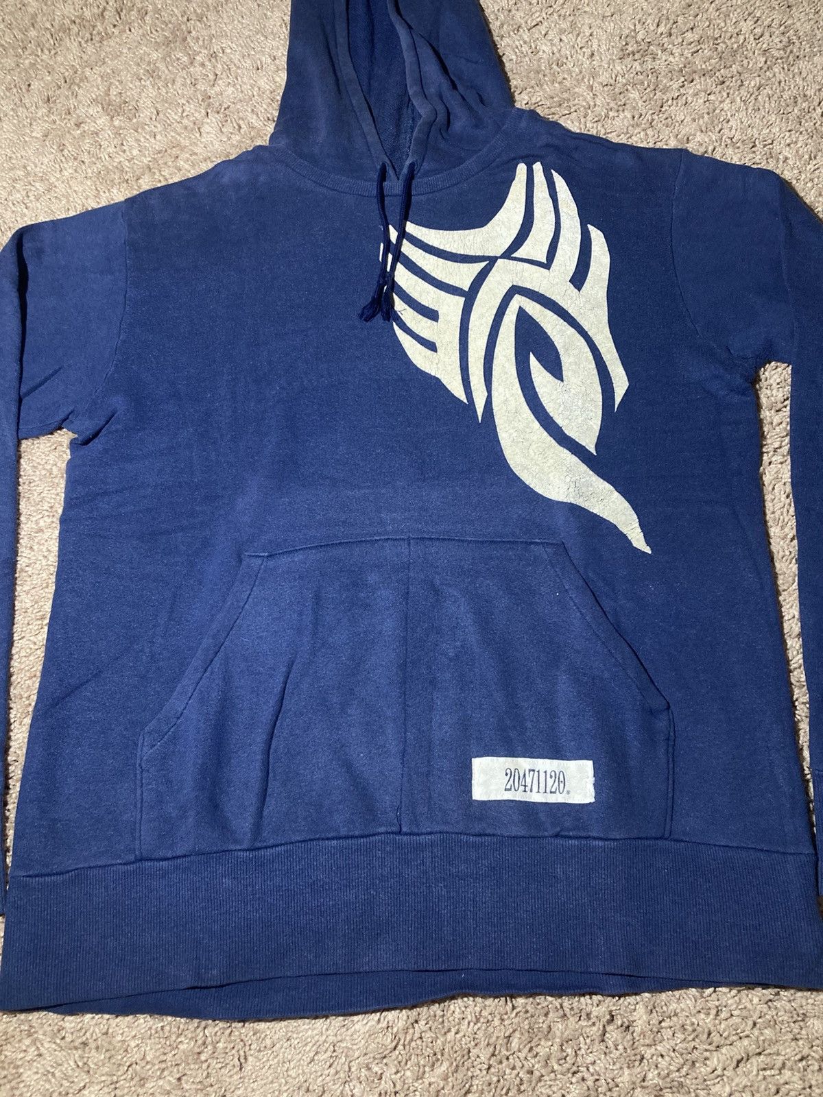 20471120 SS98 20471120 Evangelion Blue Hoodie 1998 90s Hyoma Print Size US M / EU 48-50 / 2 - 2 Thumbnail