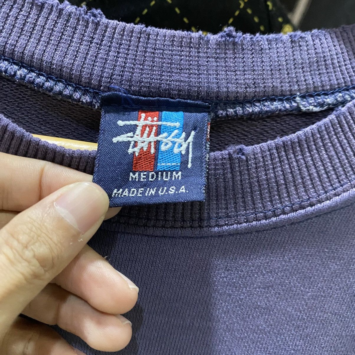 Stussy Vintage 80’s Distress Stussy Peace & Prosperity Sweatshirts Size US M / EU 48-50 / 2 - 11 Thumbnail