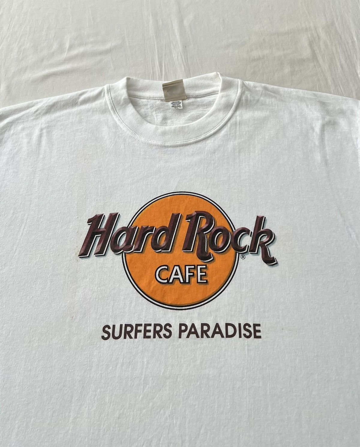 Hard Rock Cafe Vintage 90s Hard Rock Cafe Surfers Paradise White T-shirt Size US XL / EU 56 / 4 - 3 Thumbnail